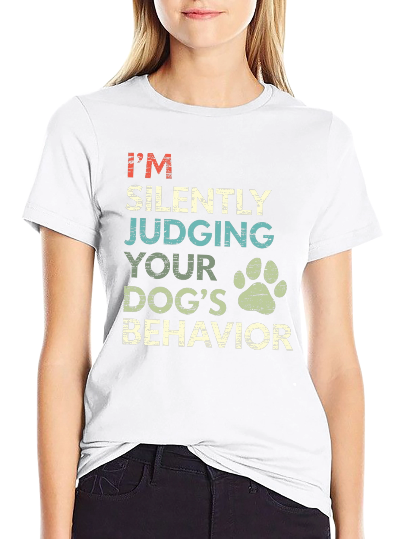 Silently Judging Dog T-Shirt: Dog Lover Tee