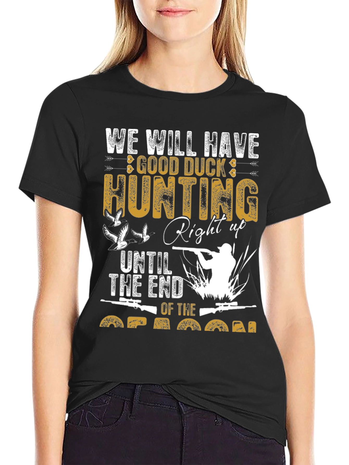 Duck Hunting T-Shirt - Until the End of The