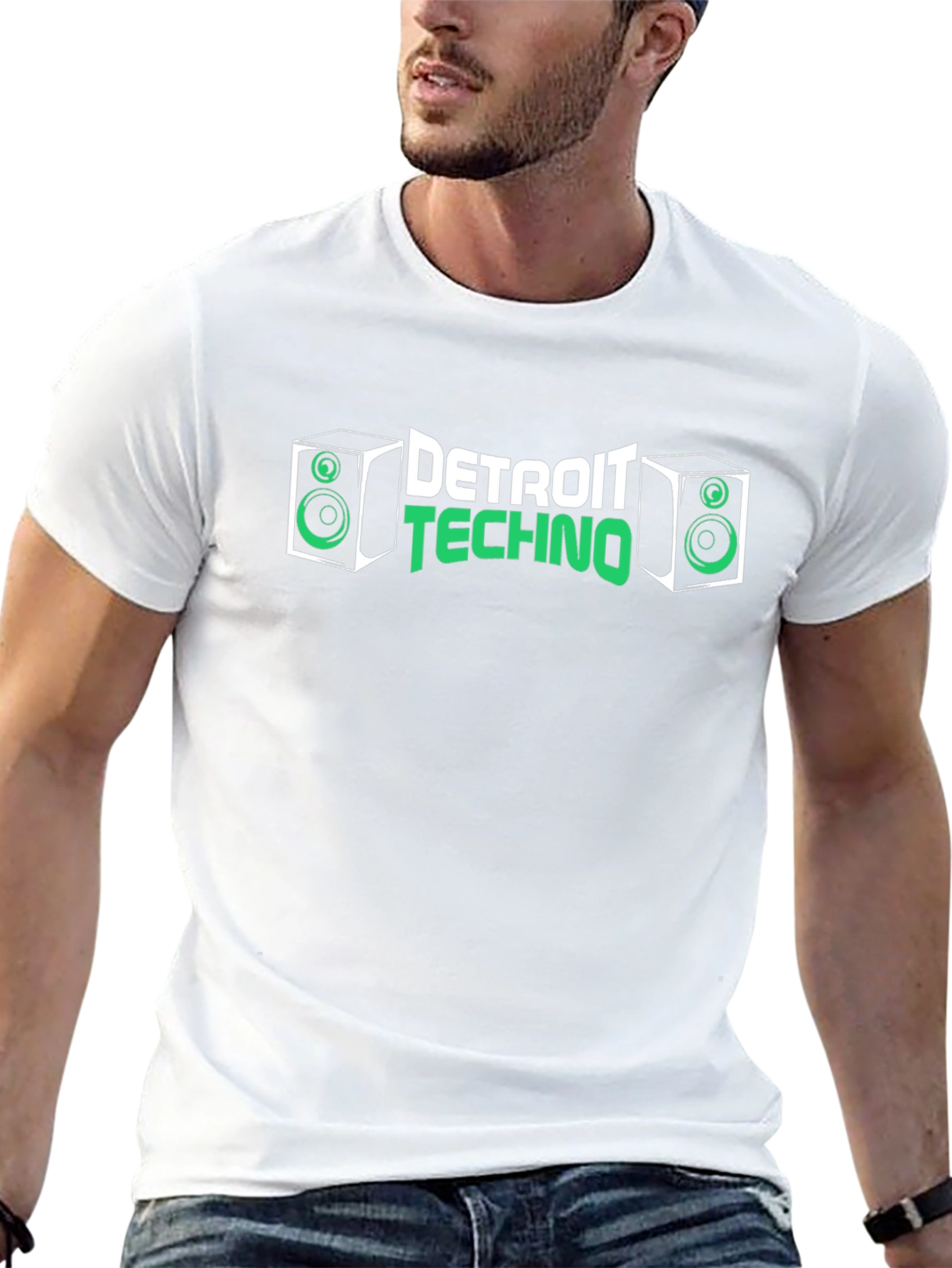 Detroit Techno Graphic T-Shirt Music Lover Tee