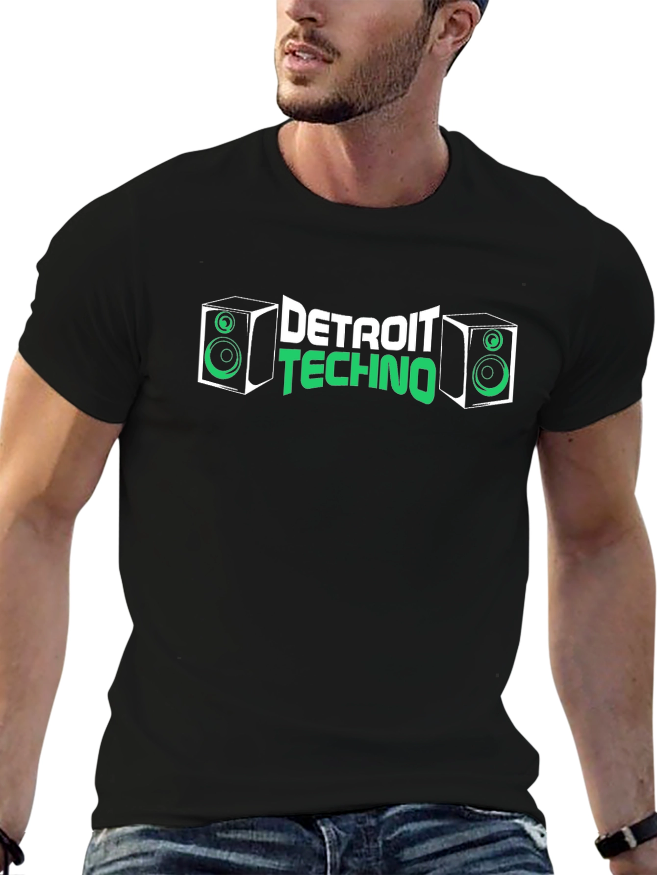 Detroit Techno Graphic T-Shirt Music Lover Tee