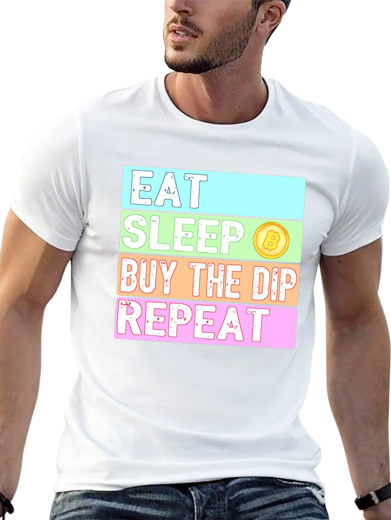 Eat Sleep Buy The Dip Repeat Crypto T-Shirt