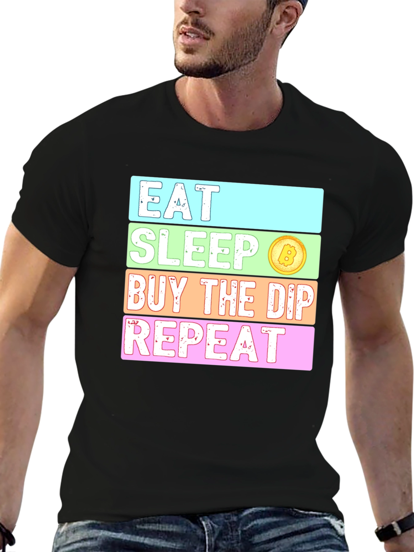 Eat Sleep Buy The Dip Repeat Crypto T-Shirt