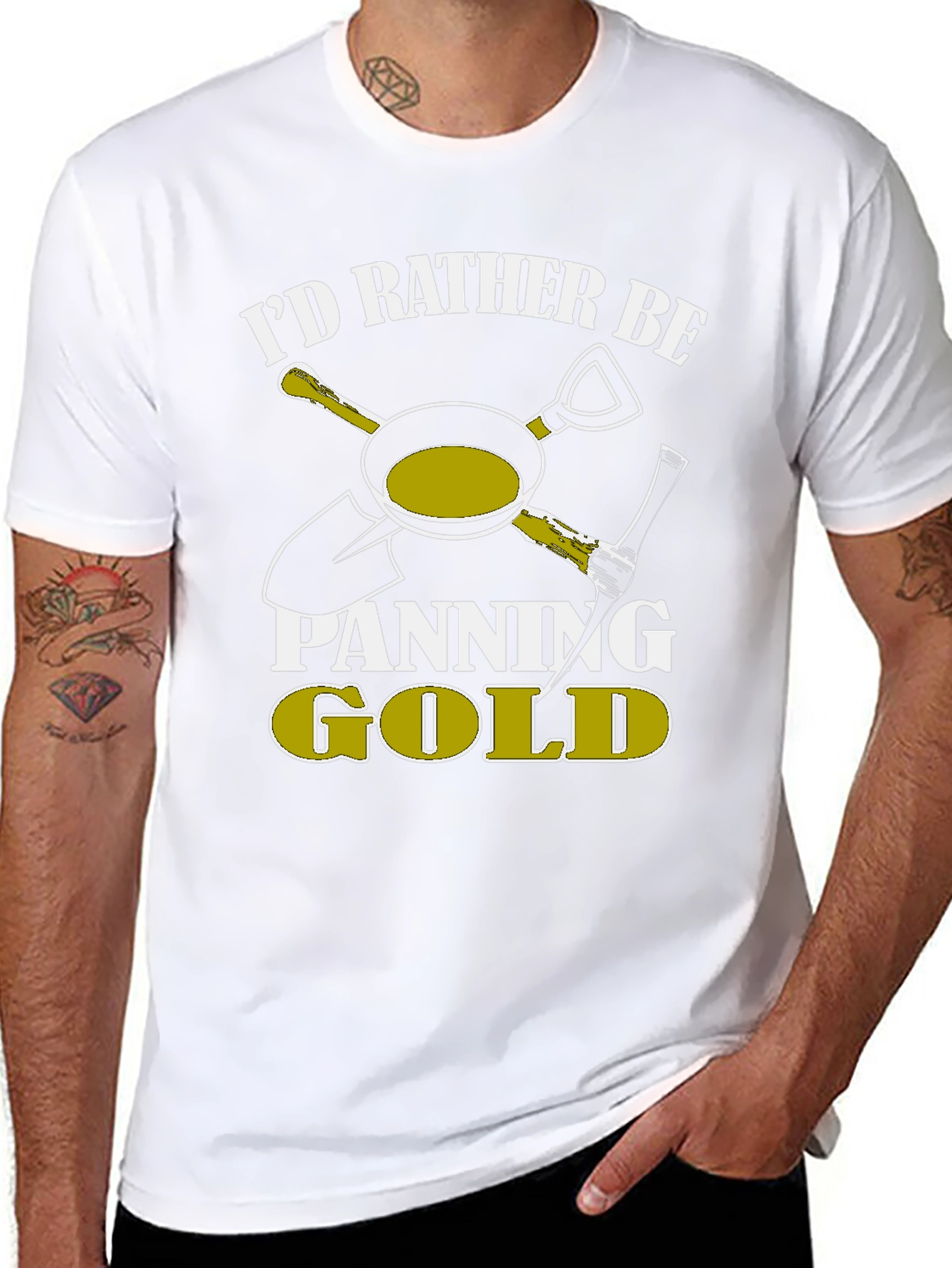Id Rather Be Panning Gold T-Shirt