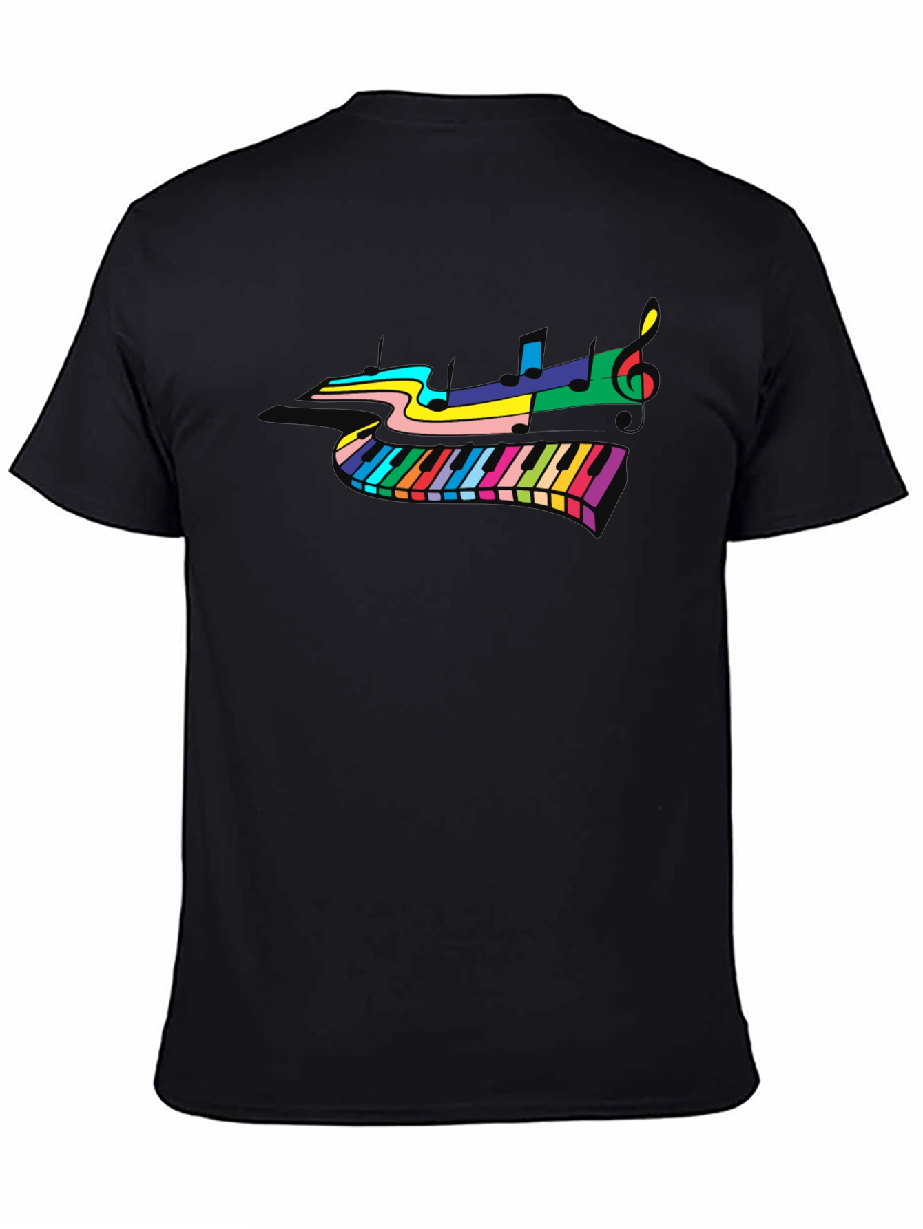 Colorful Piano Music T-Shirt