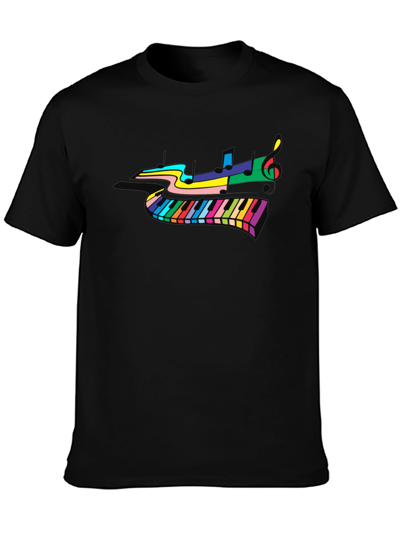 Colorful Piano Music T-Shirt