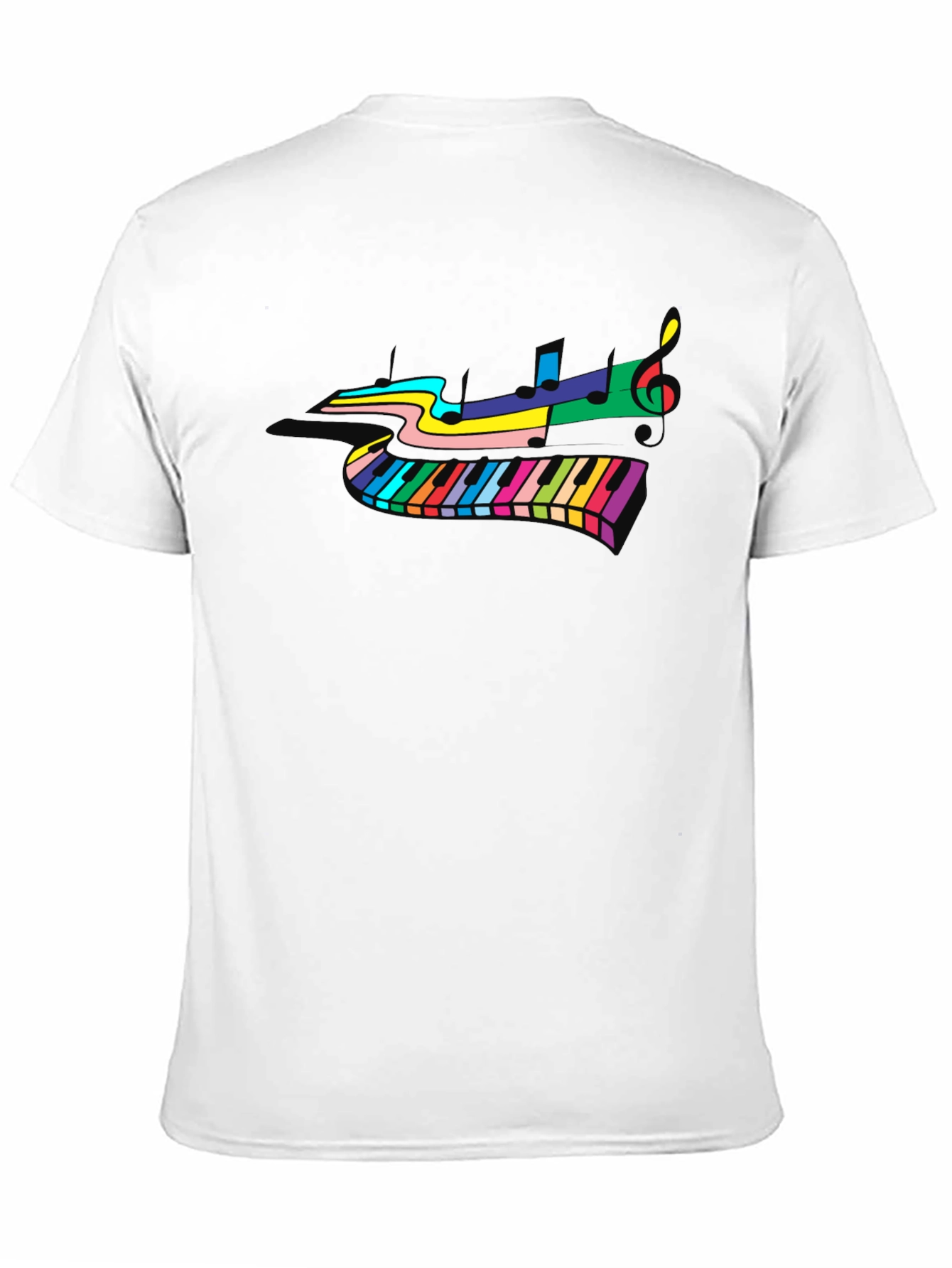 Colorful Piano Music T-Shirt