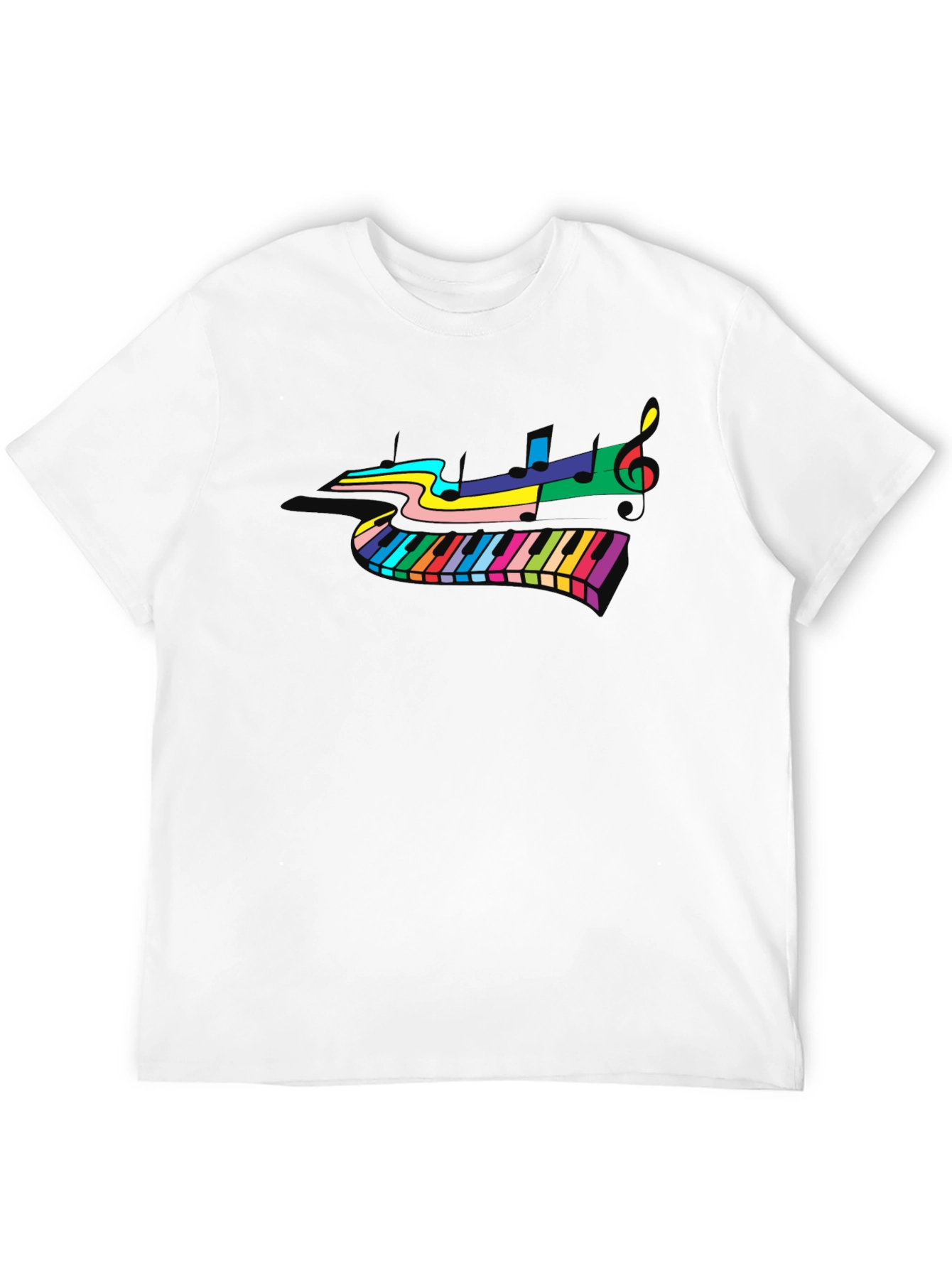 Colorful Piano Music T-Shirt