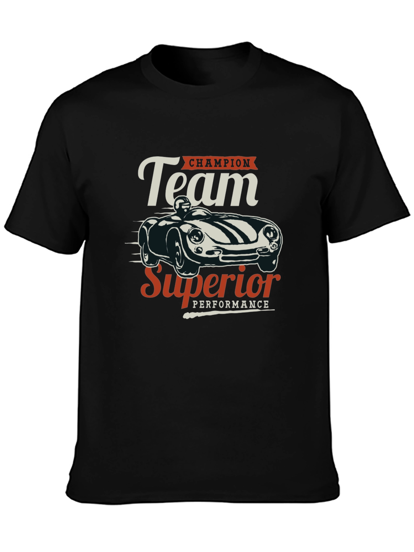 Team Champion Superior Performance Black T-Shirt