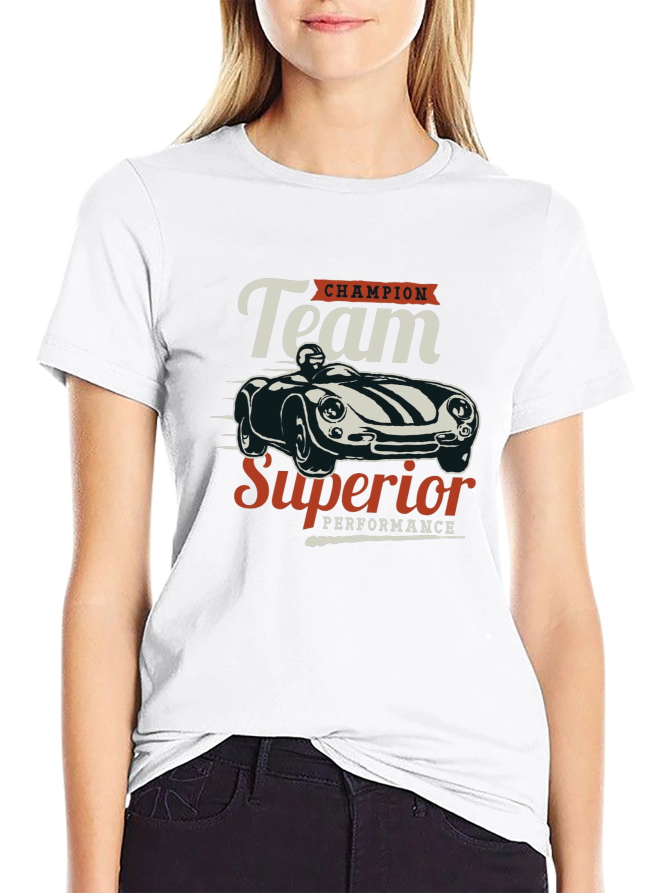 Team Champion Superior Performance Black T-Shirt