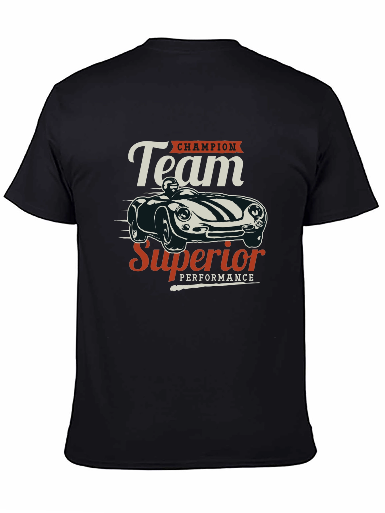 Team Champion Superior Performance Black T-Shirt