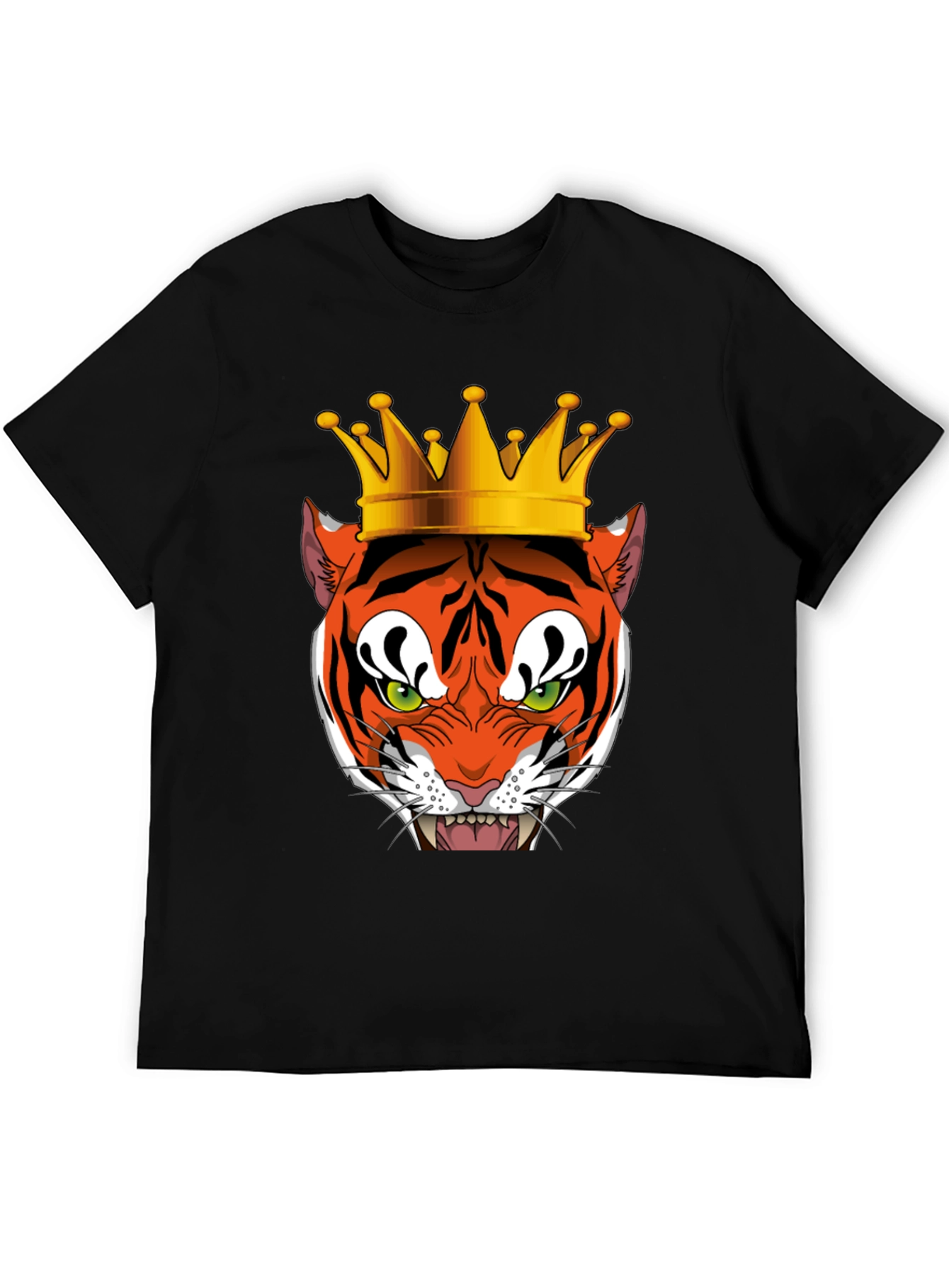Tiger King Graphic Tee - Mens Black T-Shirt
