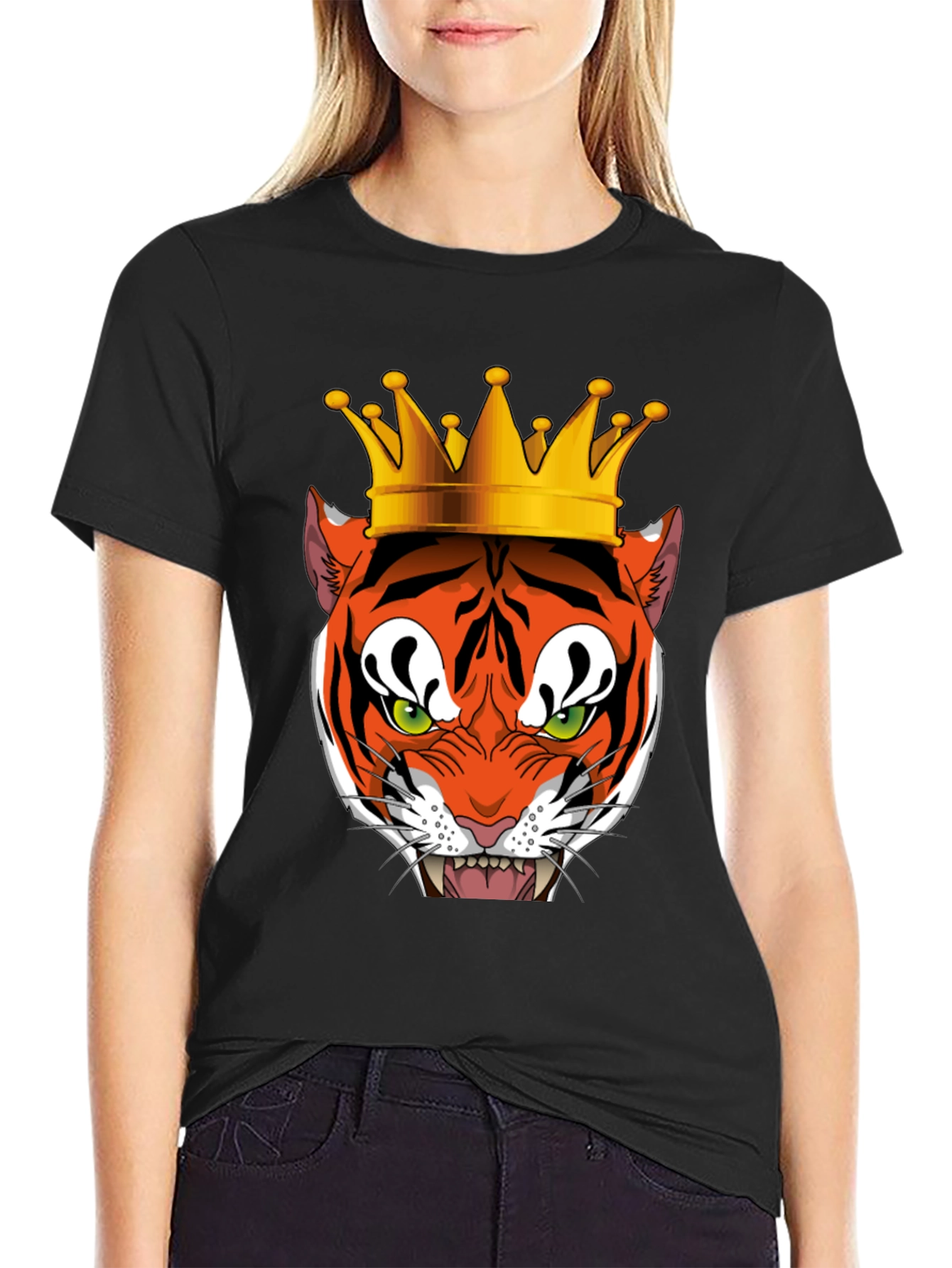 Tiger King Graphic Tee - Mens Black T-Shirt