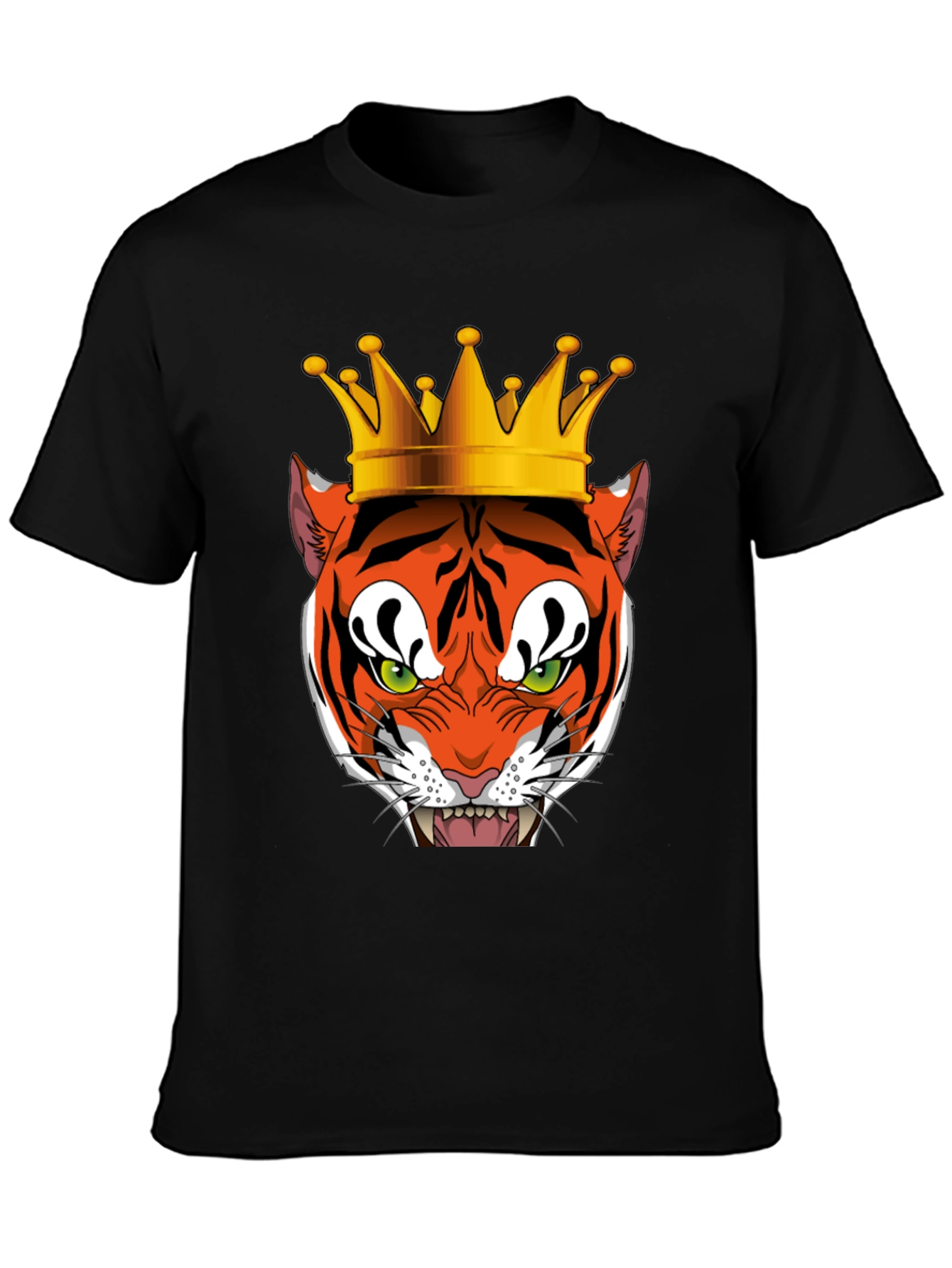 Tiger King Graphic Tee - Mens Black T-Shirt