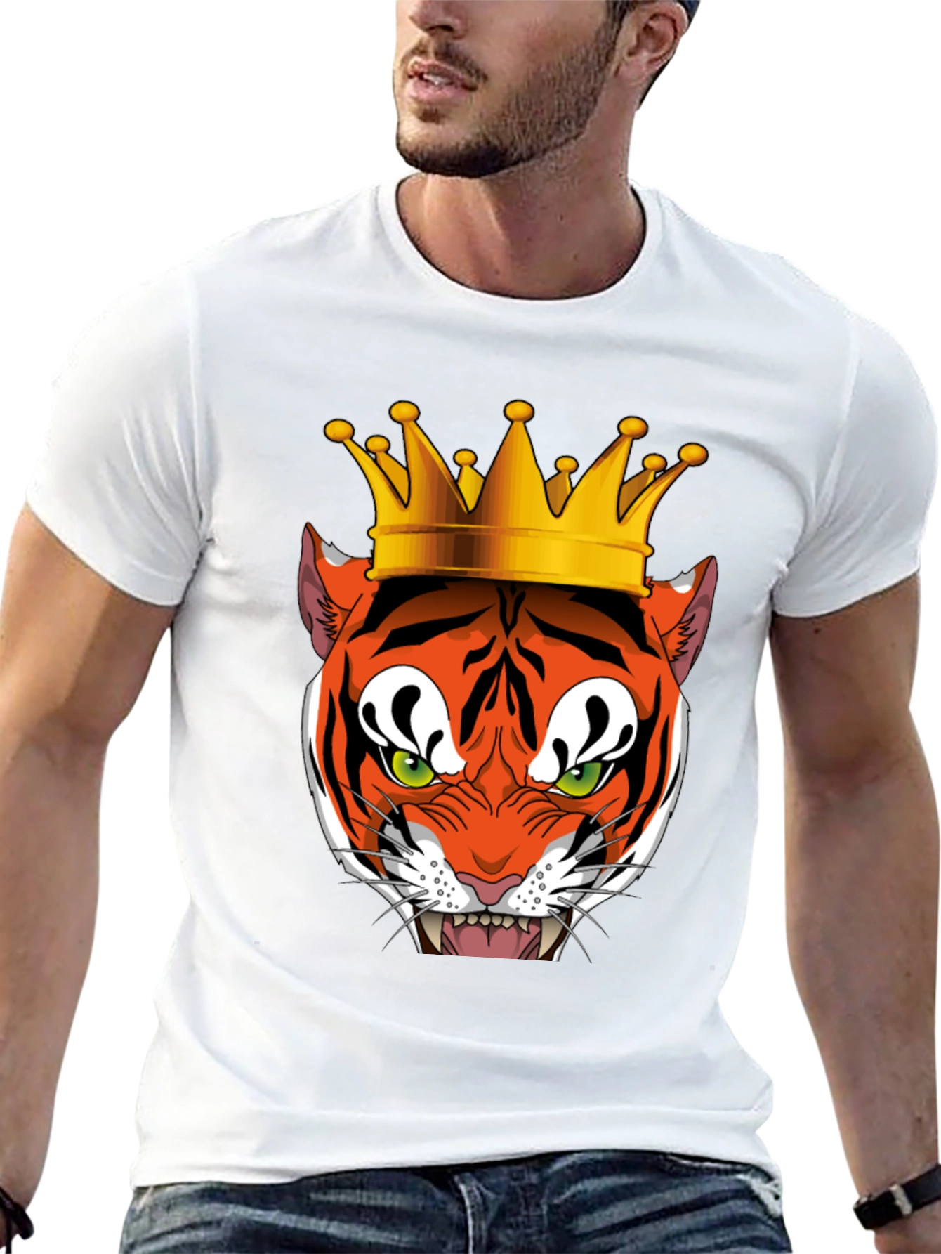 Tiger King Graphic Tee - Mens Black T-Shirt
