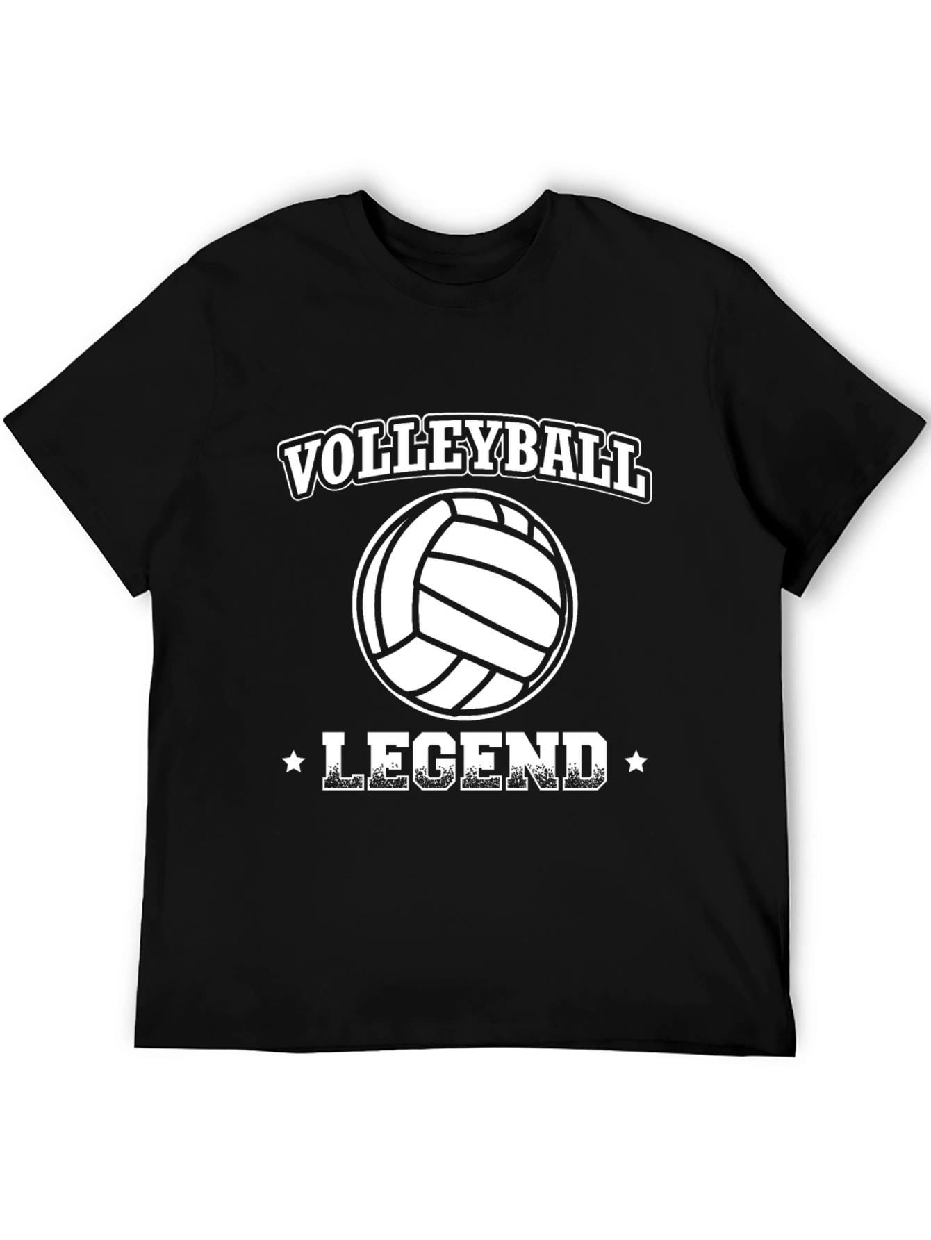 Volleyball Legend Black Graphic Tee