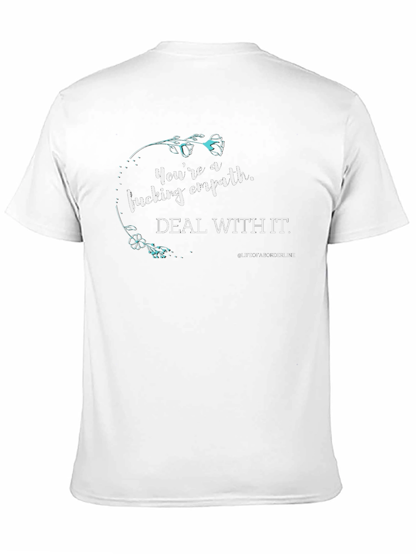 Empath Floral Graphic Tee - Black