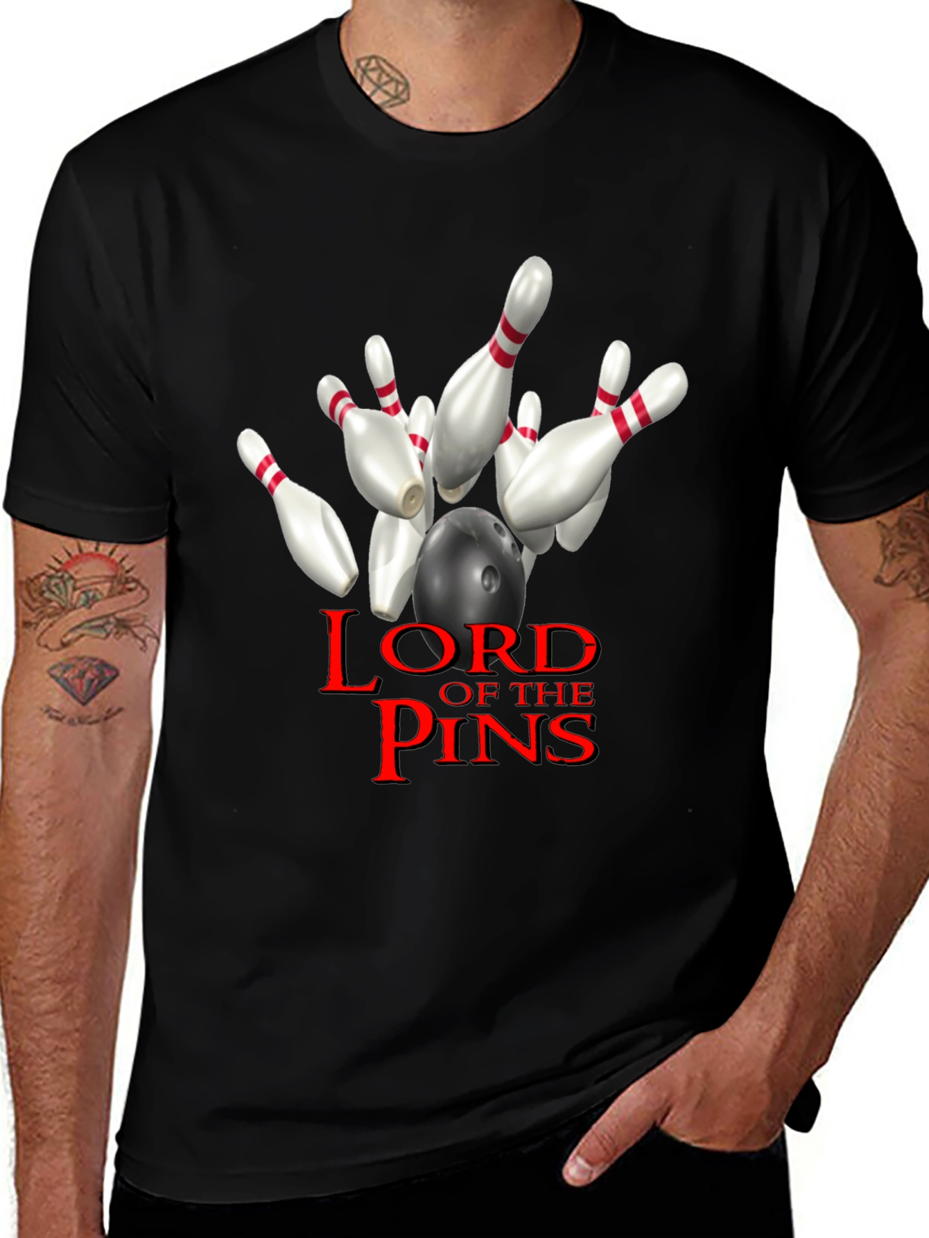 Lord of the Pins Bowling T-Shirt