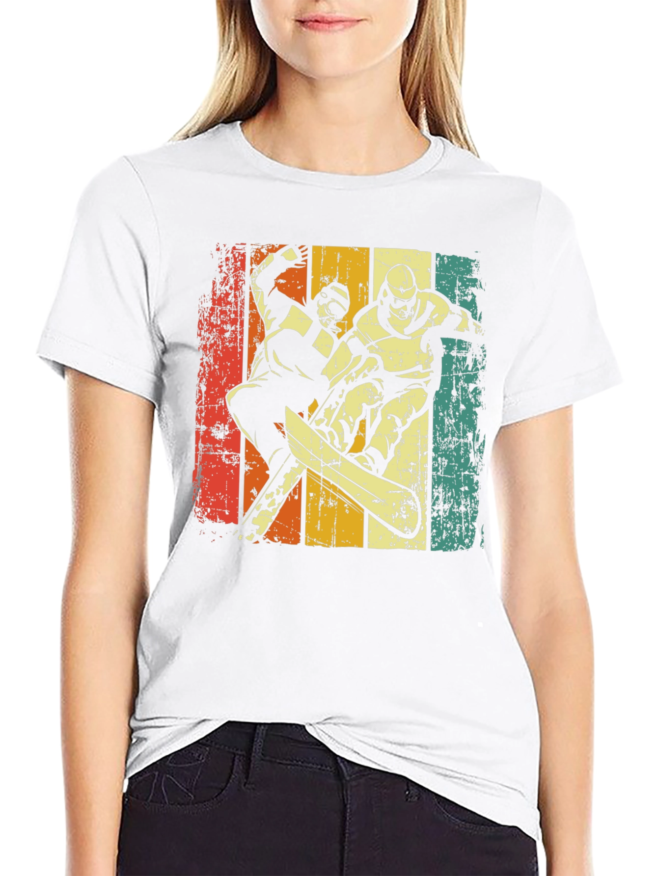 Retro Snowboarder Graphic Tee