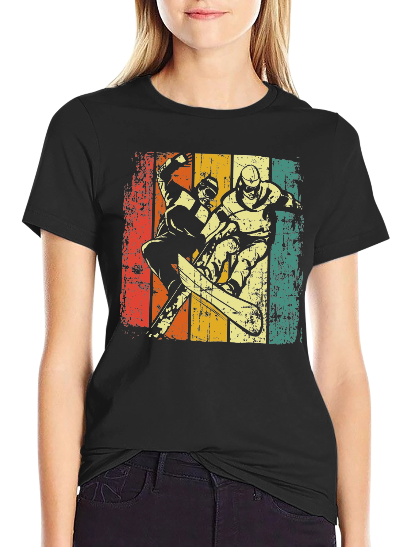 Retro Snowboarder Graphic Tee