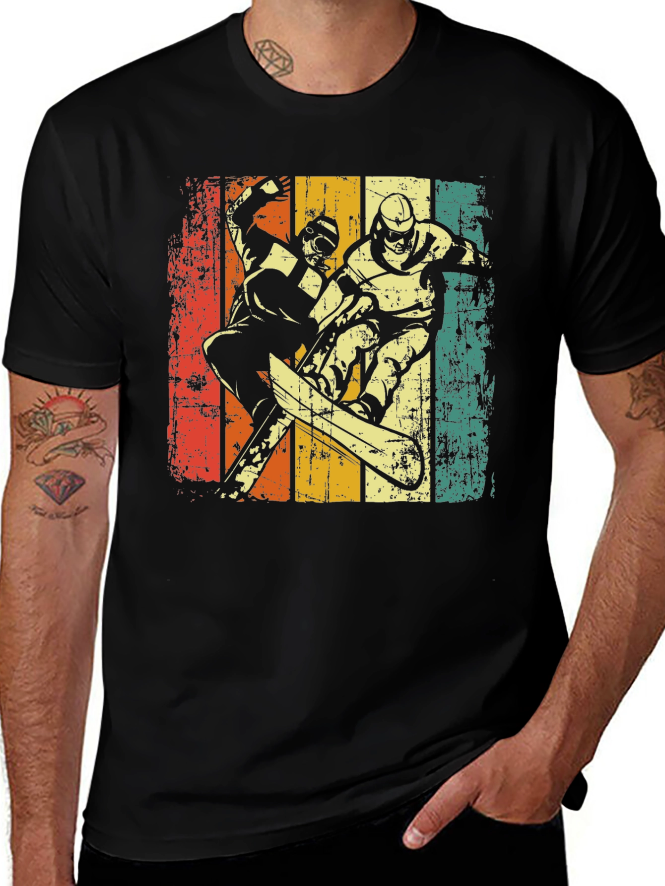 Retro Snowboarder Graphic Tee