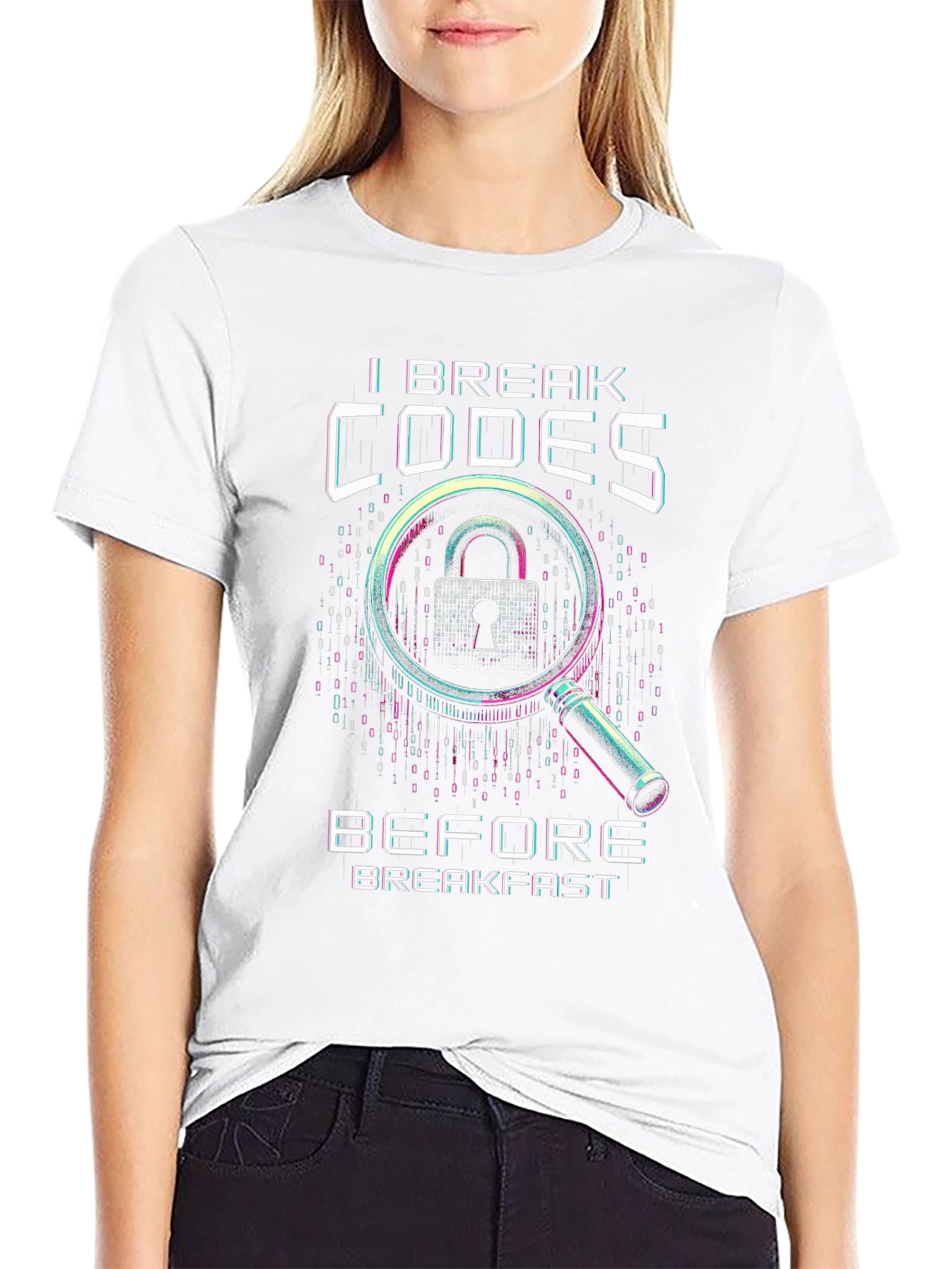 I Break Codes T-Shirt - Hacker Cybersecurity Tee