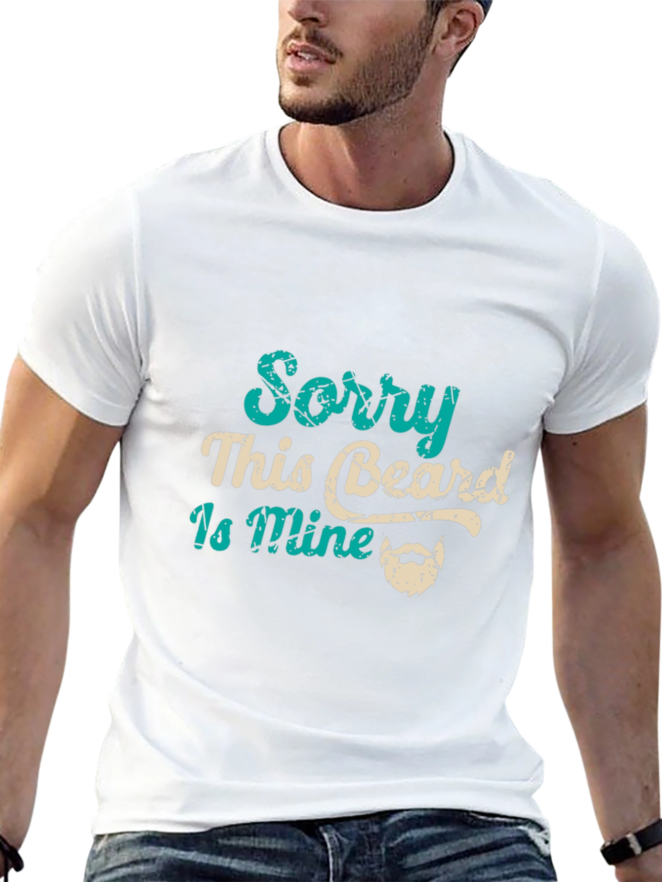 Sorry This Beard Is Mine Graphic Tee