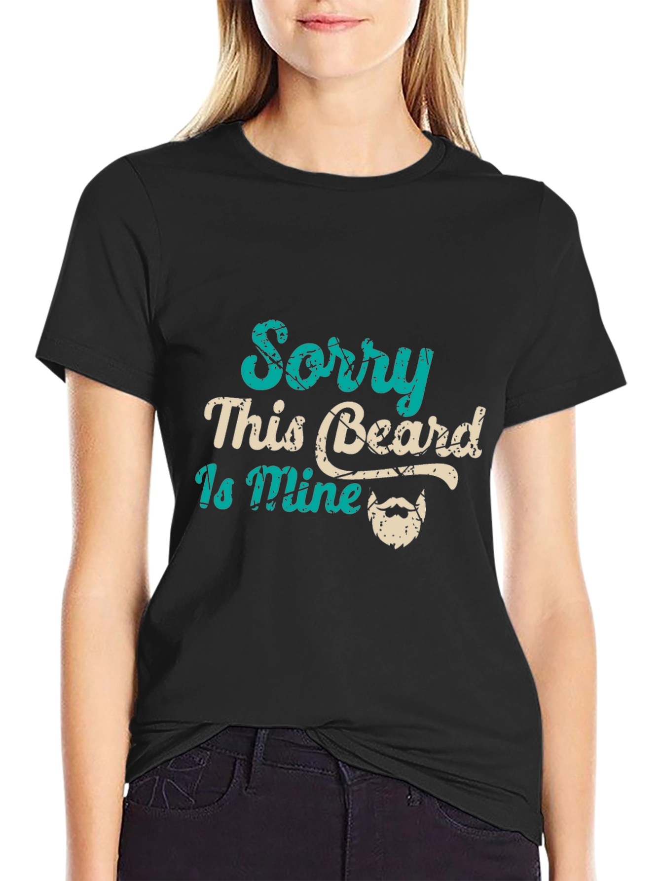Sorry This Beard Is Mine Graphic Tee