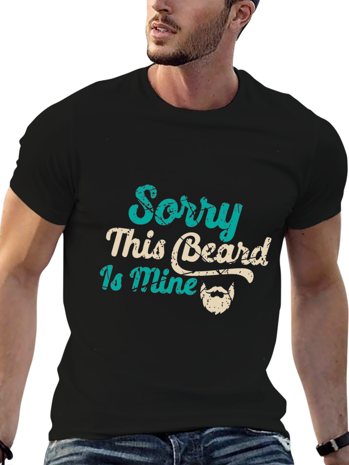 Sorry This Beard Is Mine Graphic Tee