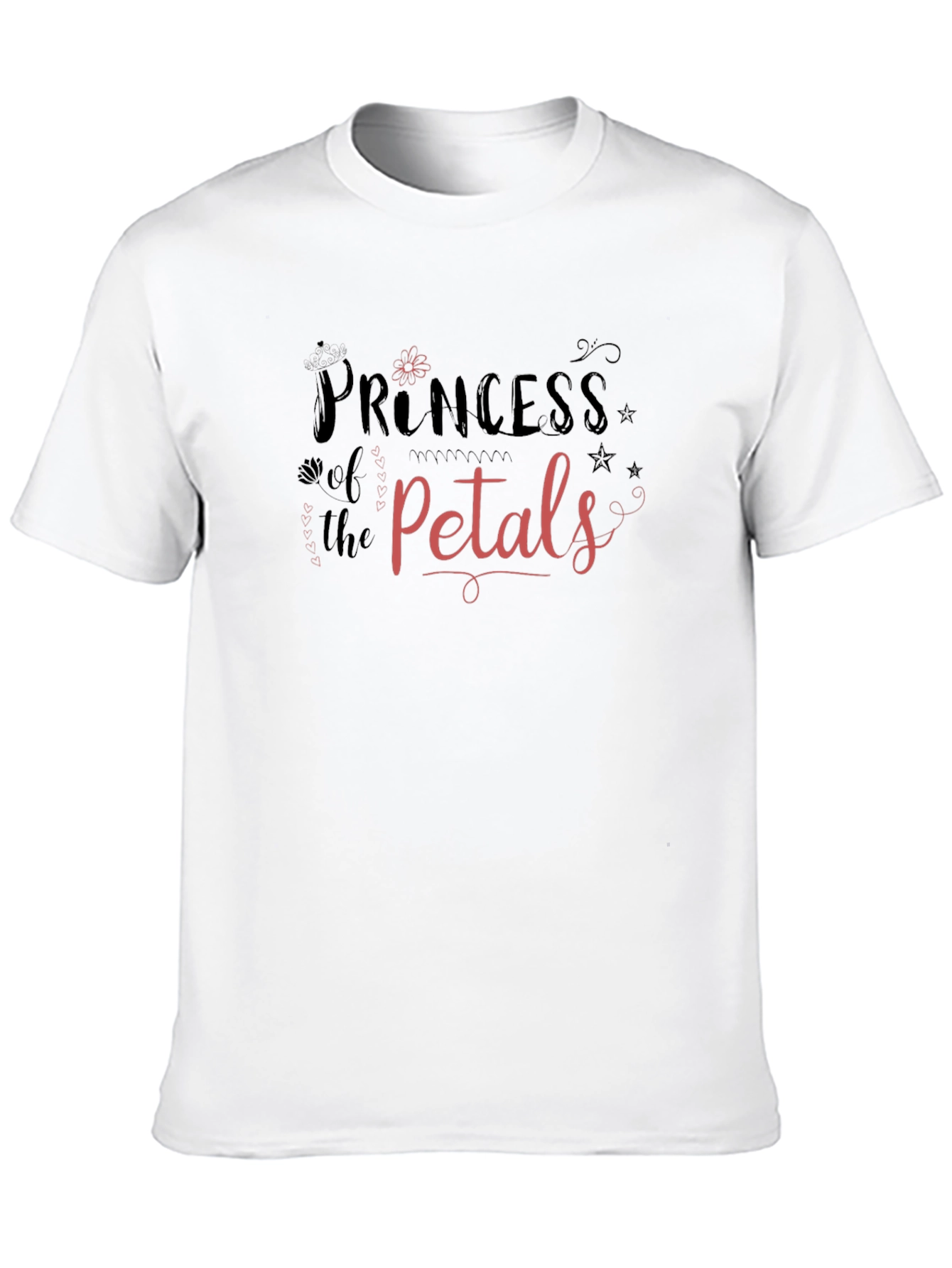 Princess of the Petals Black T-Shirt