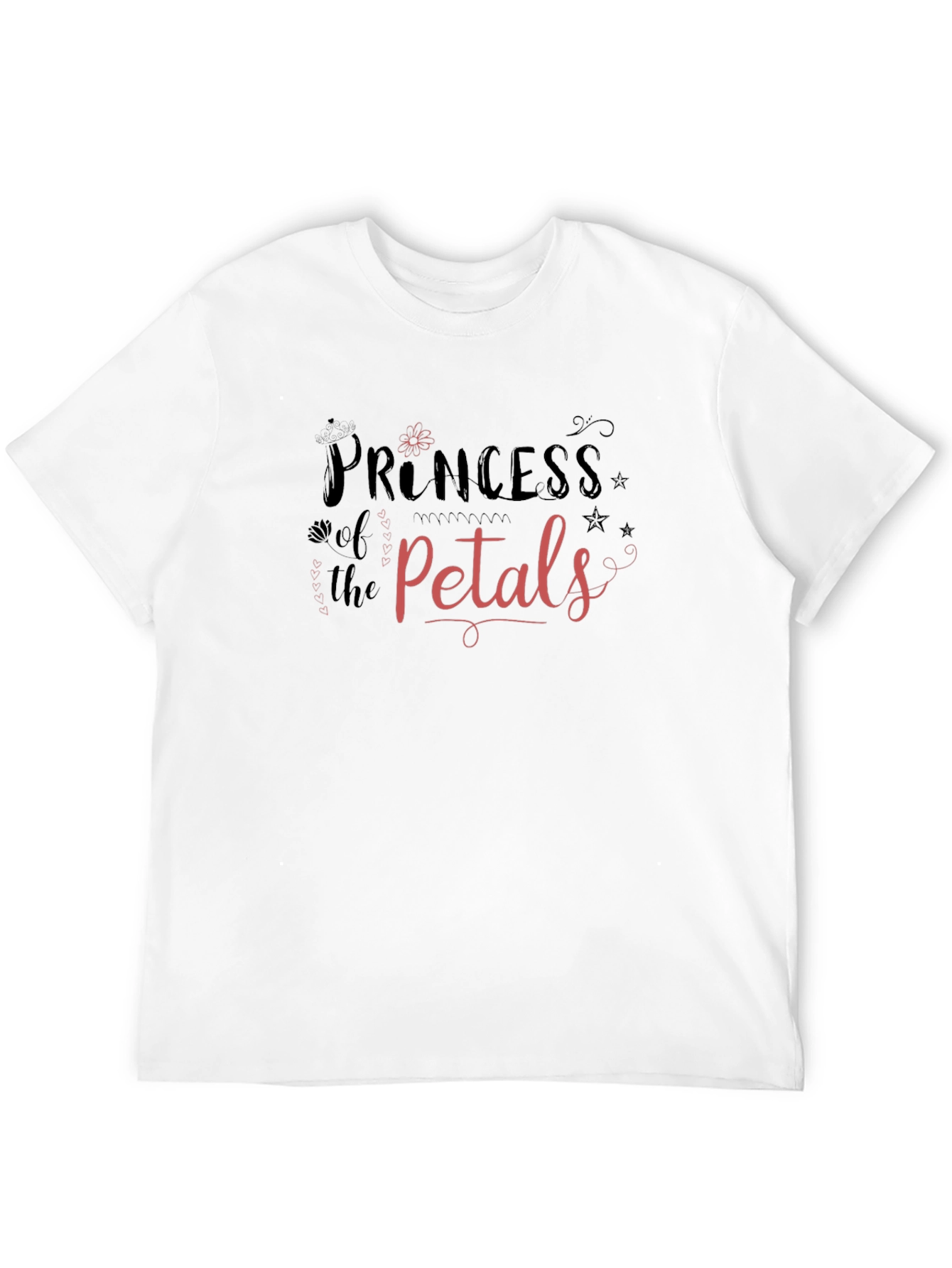 Princess of the Petals Black T-Shirt