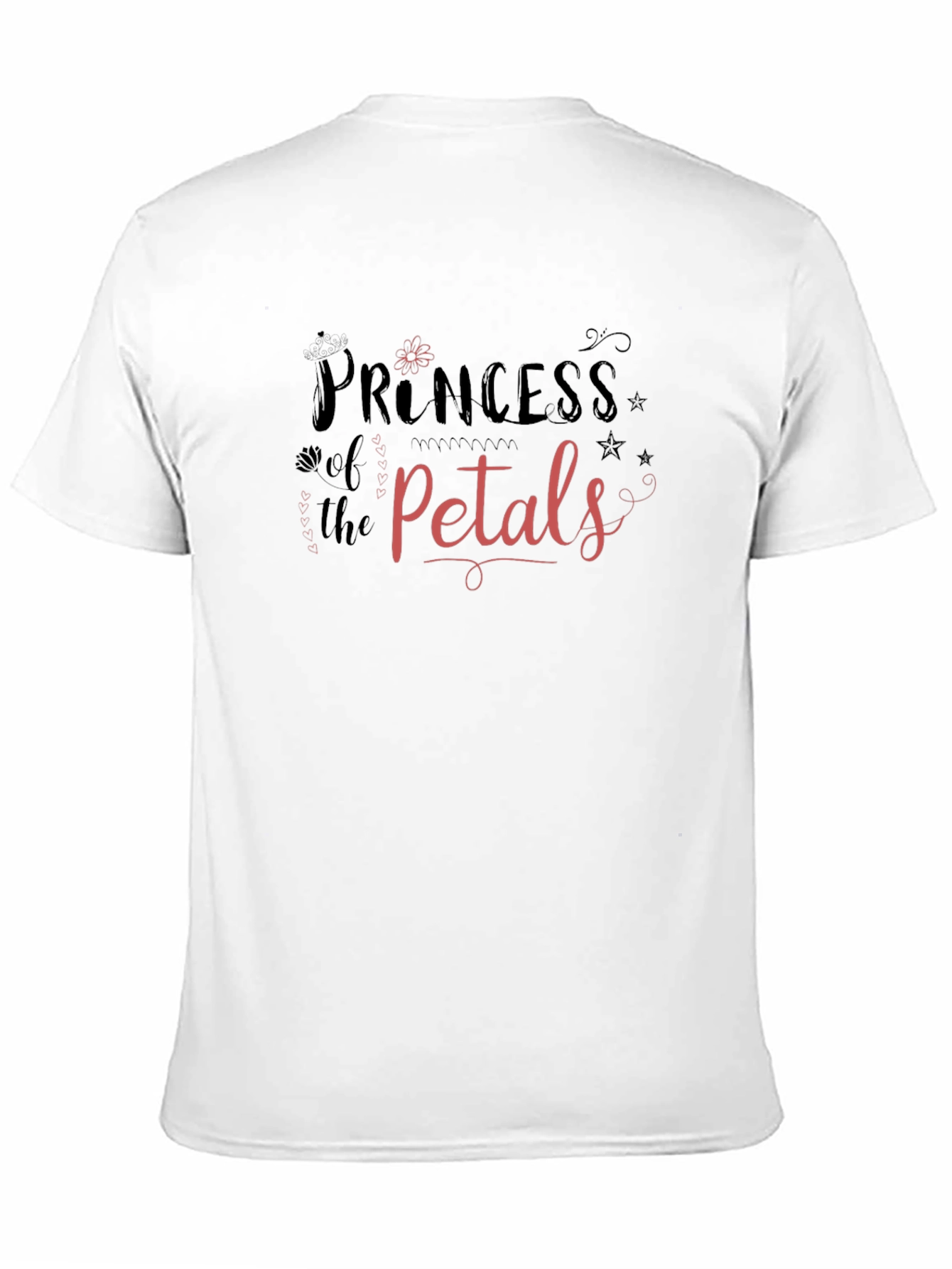 Princess of the Petals Black T-Shirt