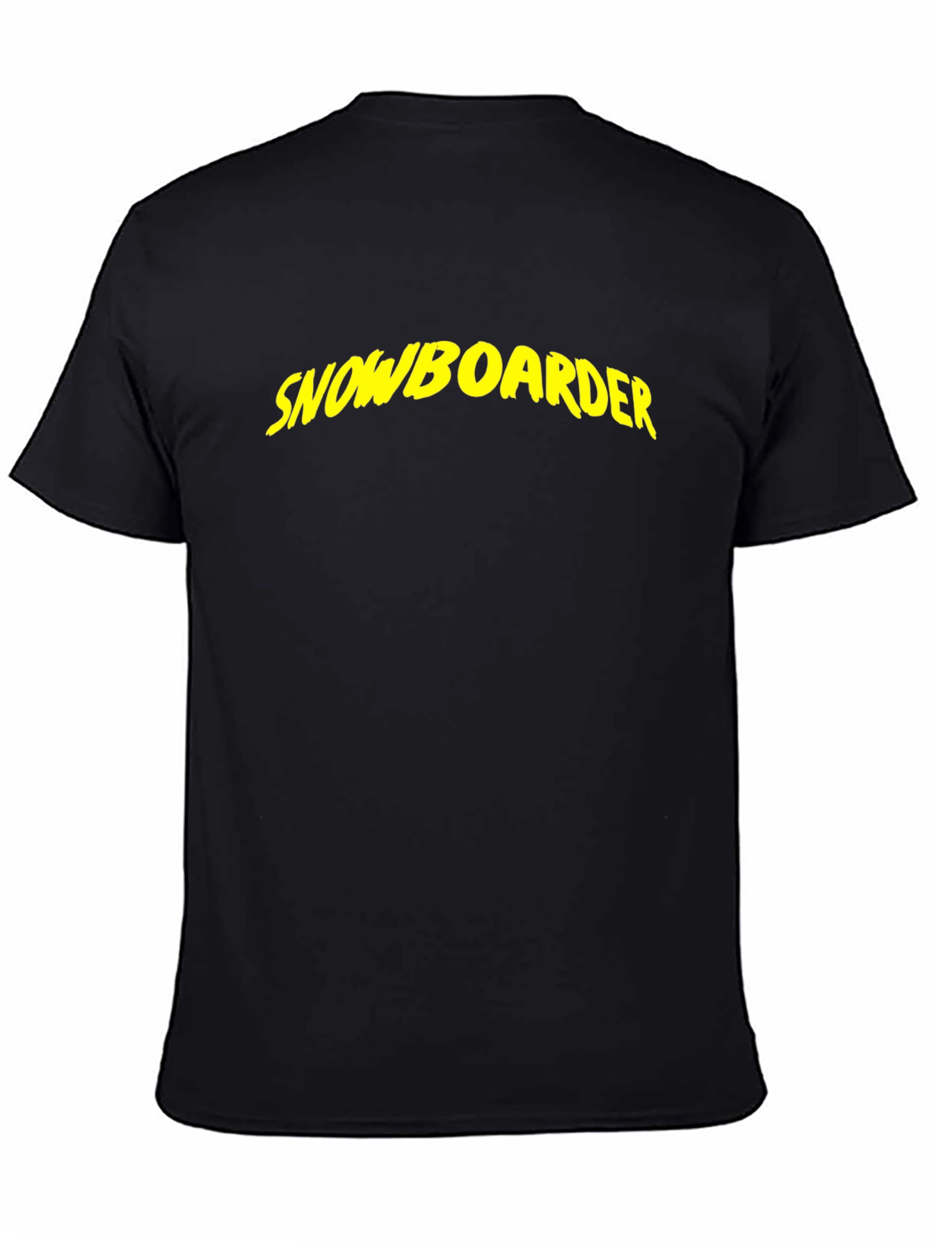 Snowboarder Black T-Shirt