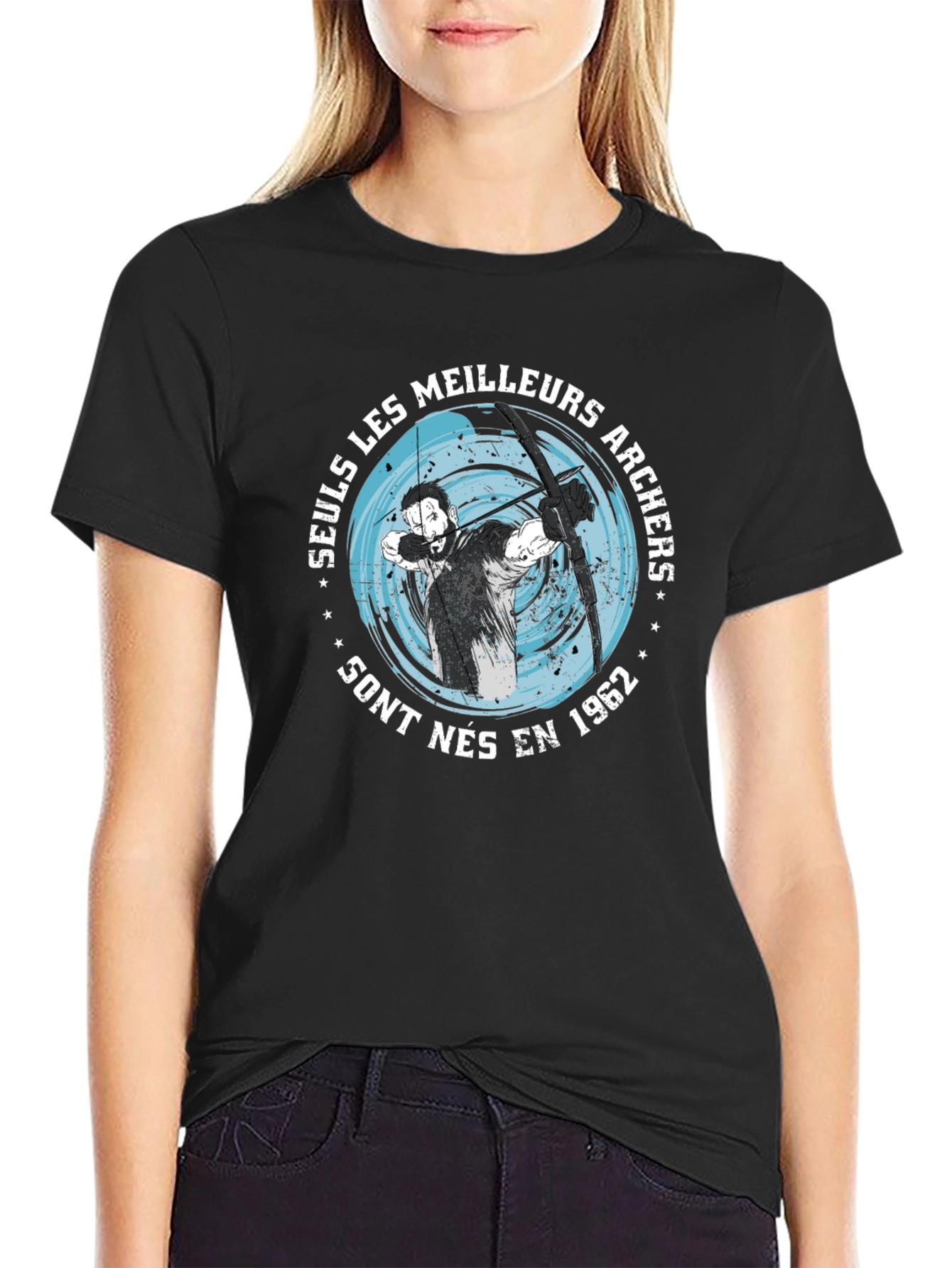 Archers Born in 1962 Black T-Shirt