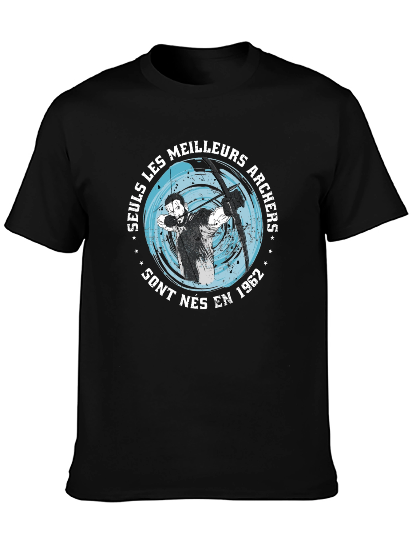 Archers Born in 1962 Black T-Shirt