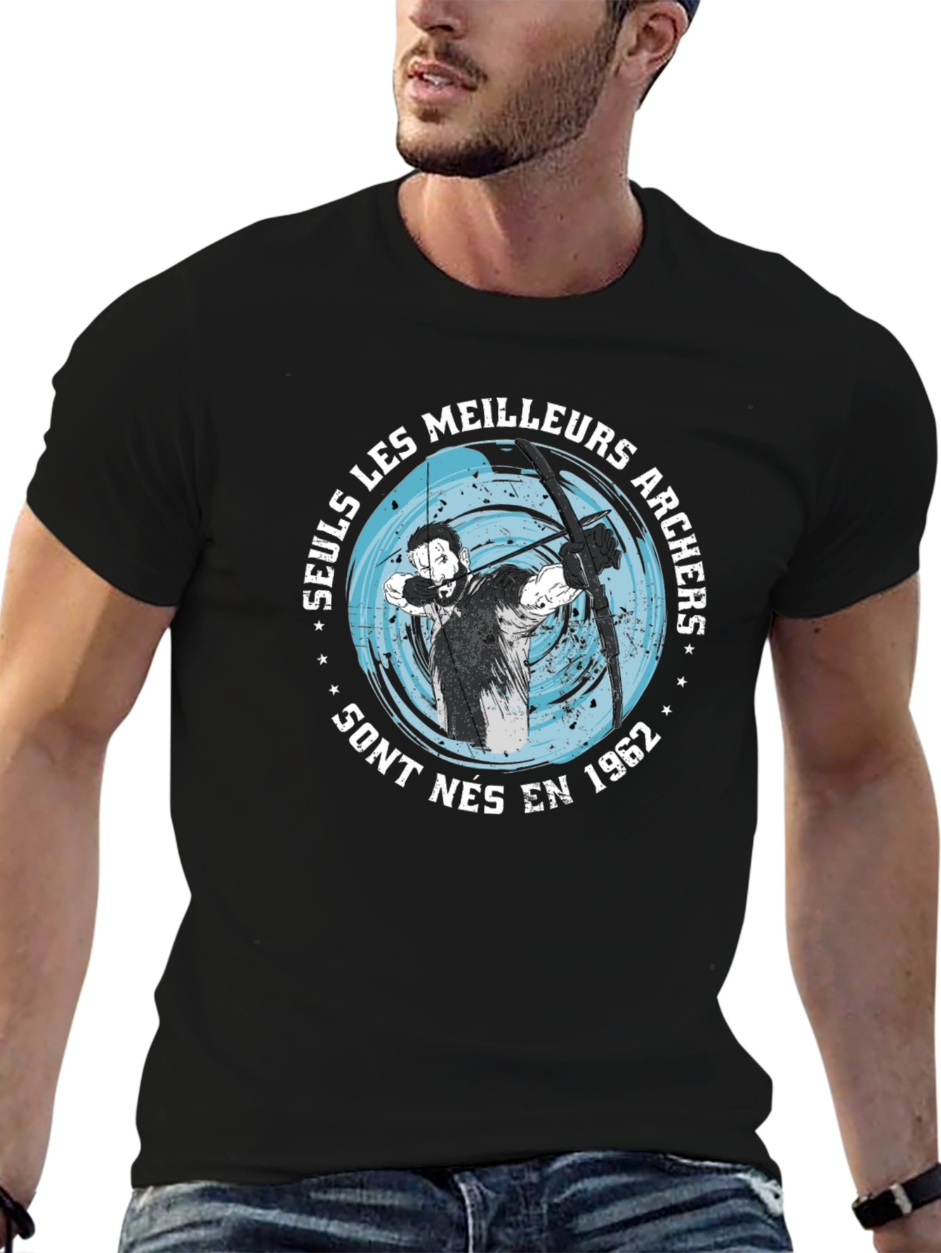 Archers Born in 1962 Black T-Shirt