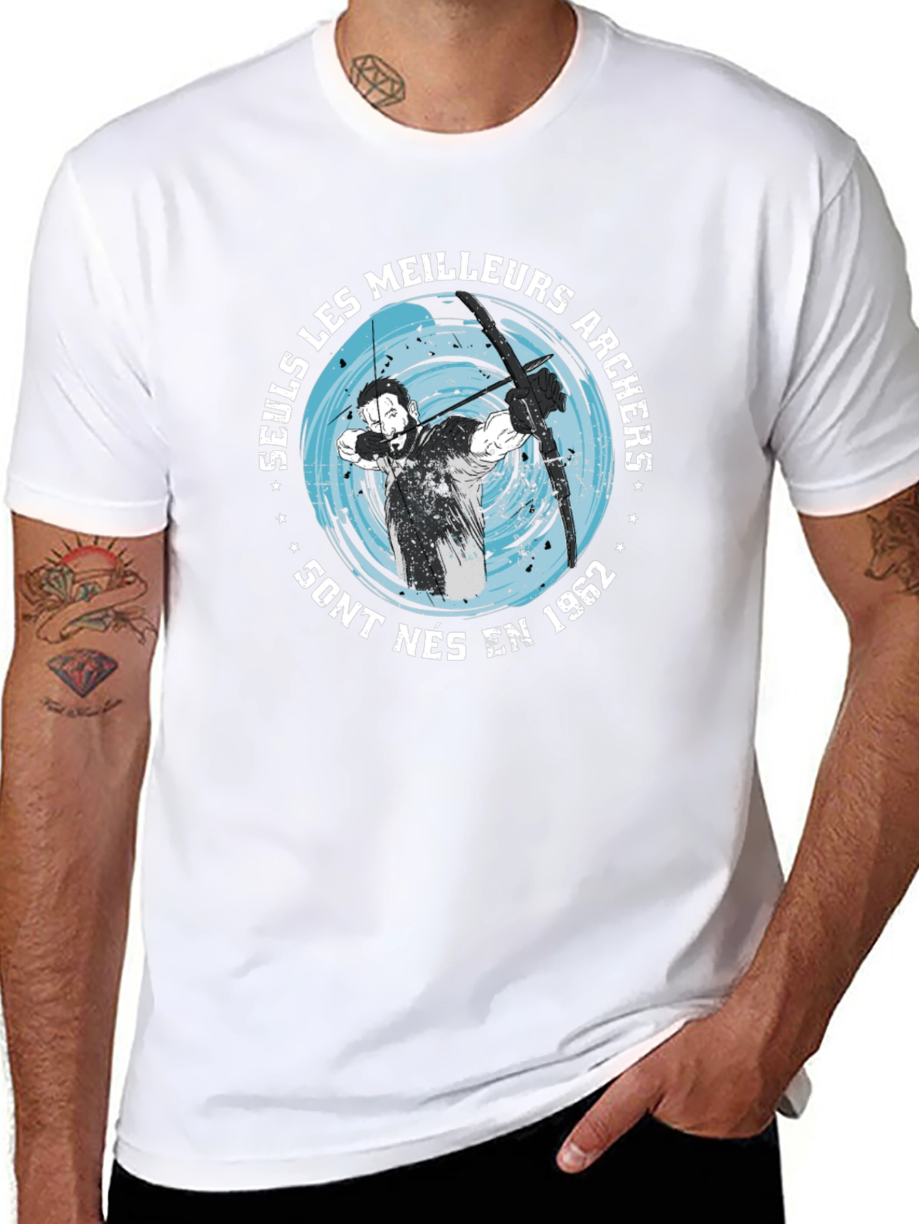 Archers Born in 1962 Black T-Shirt