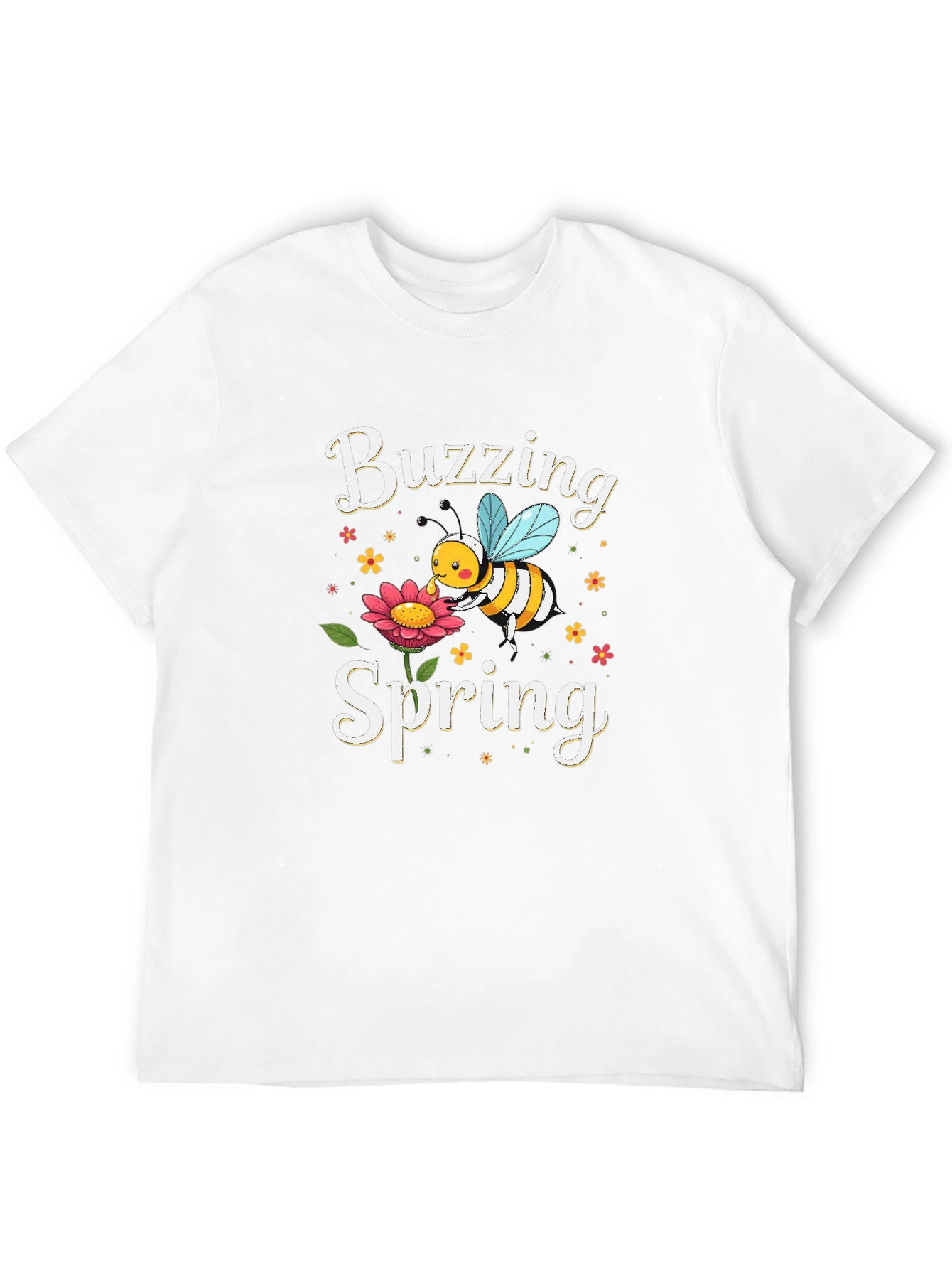 Buzzing Spring Bee Graphic Tee