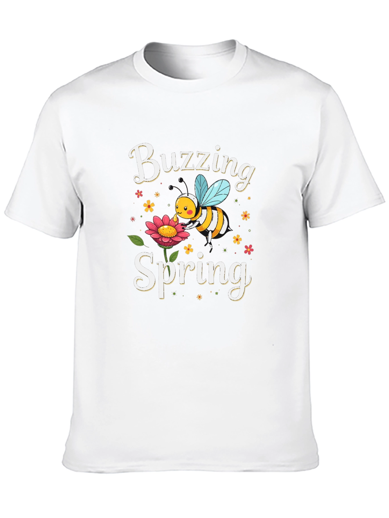 Buzzing Spring Bee Graphic Tee
