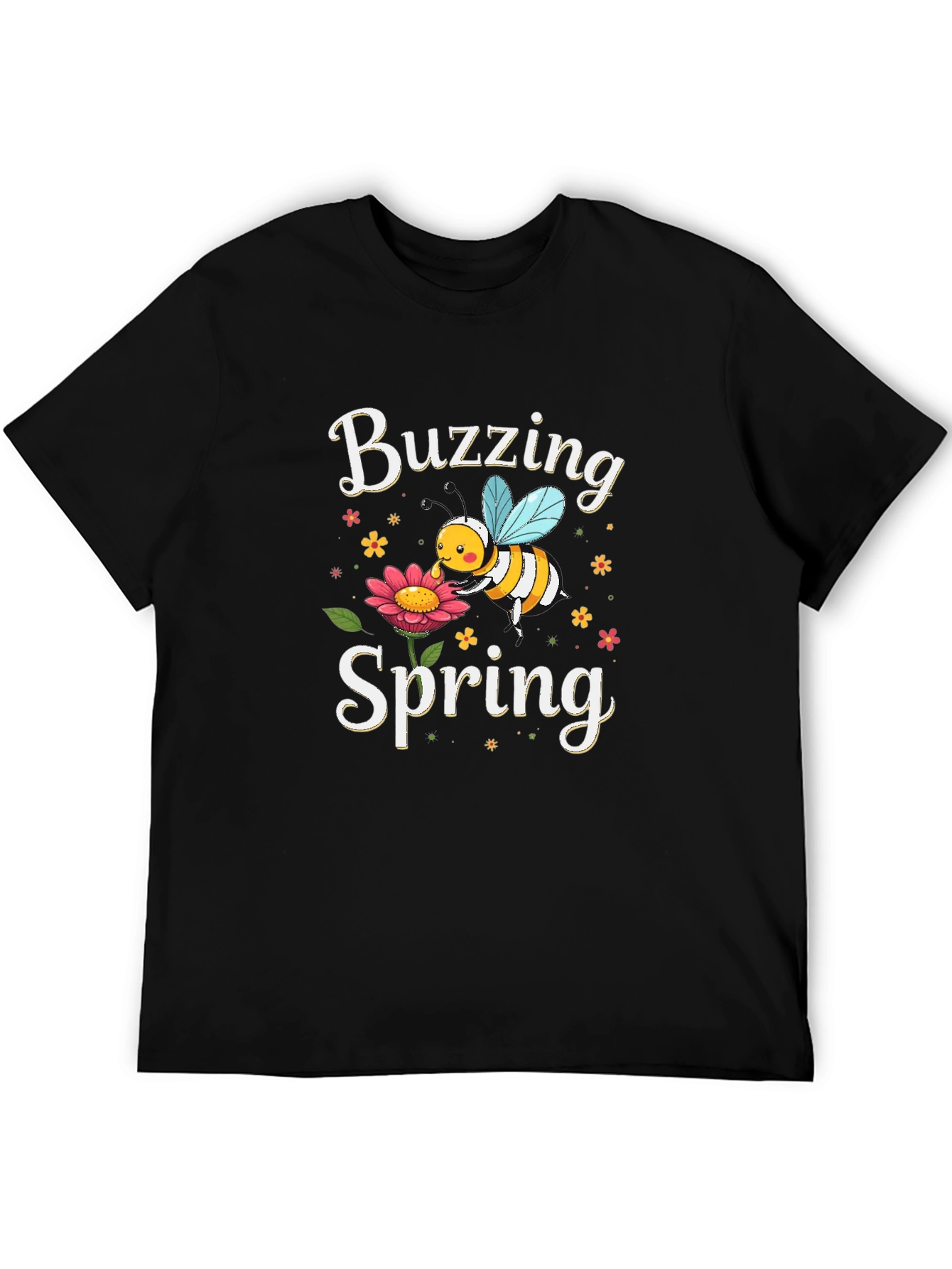 Buzzing Spring Bee Graphic Tee