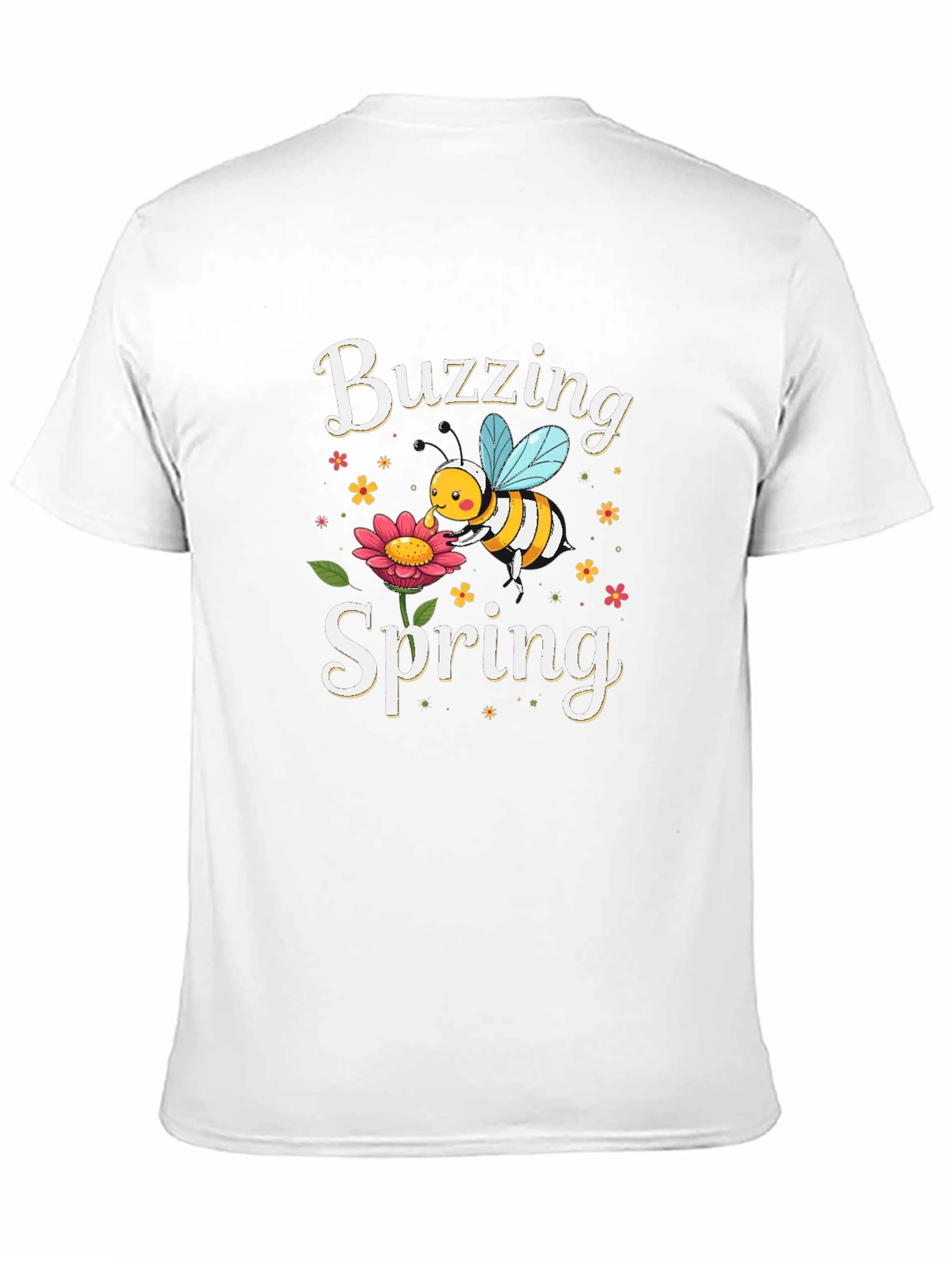 Buzzing Spring Bee Graphic Tee