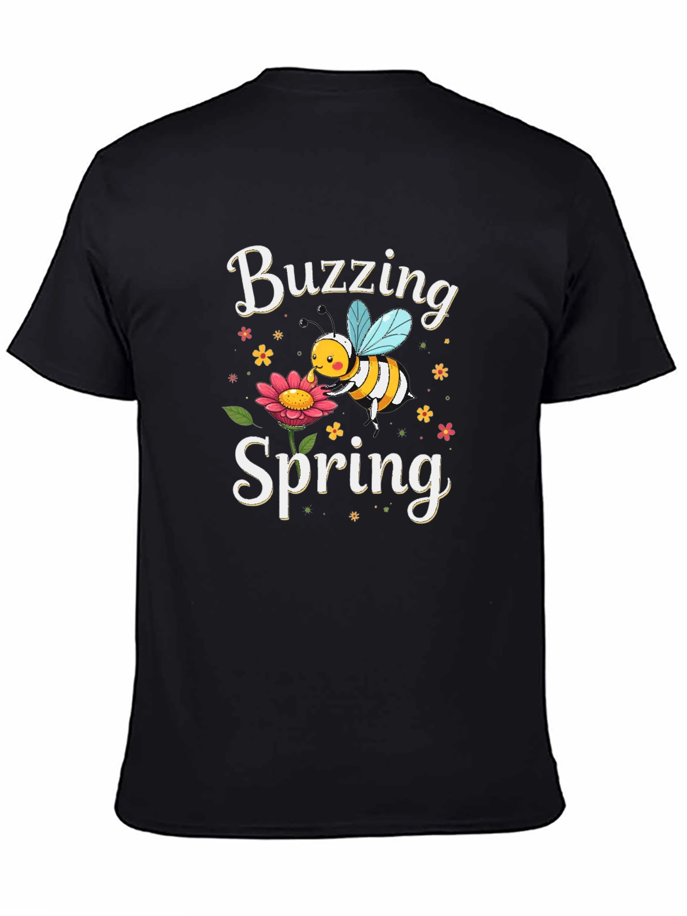 Buzzing Spring Bee Graphic Tee