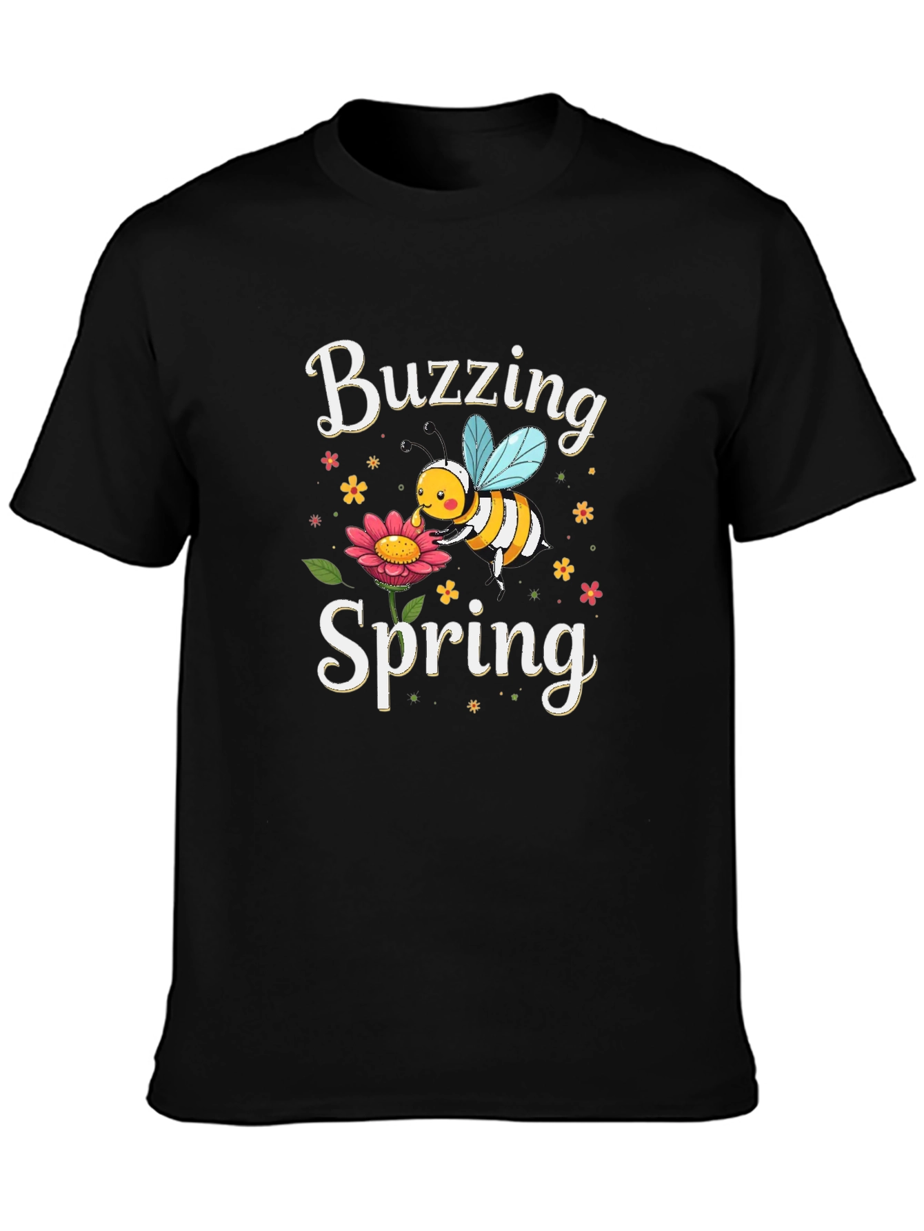 Buzzing Spring Bee Graphic Tee