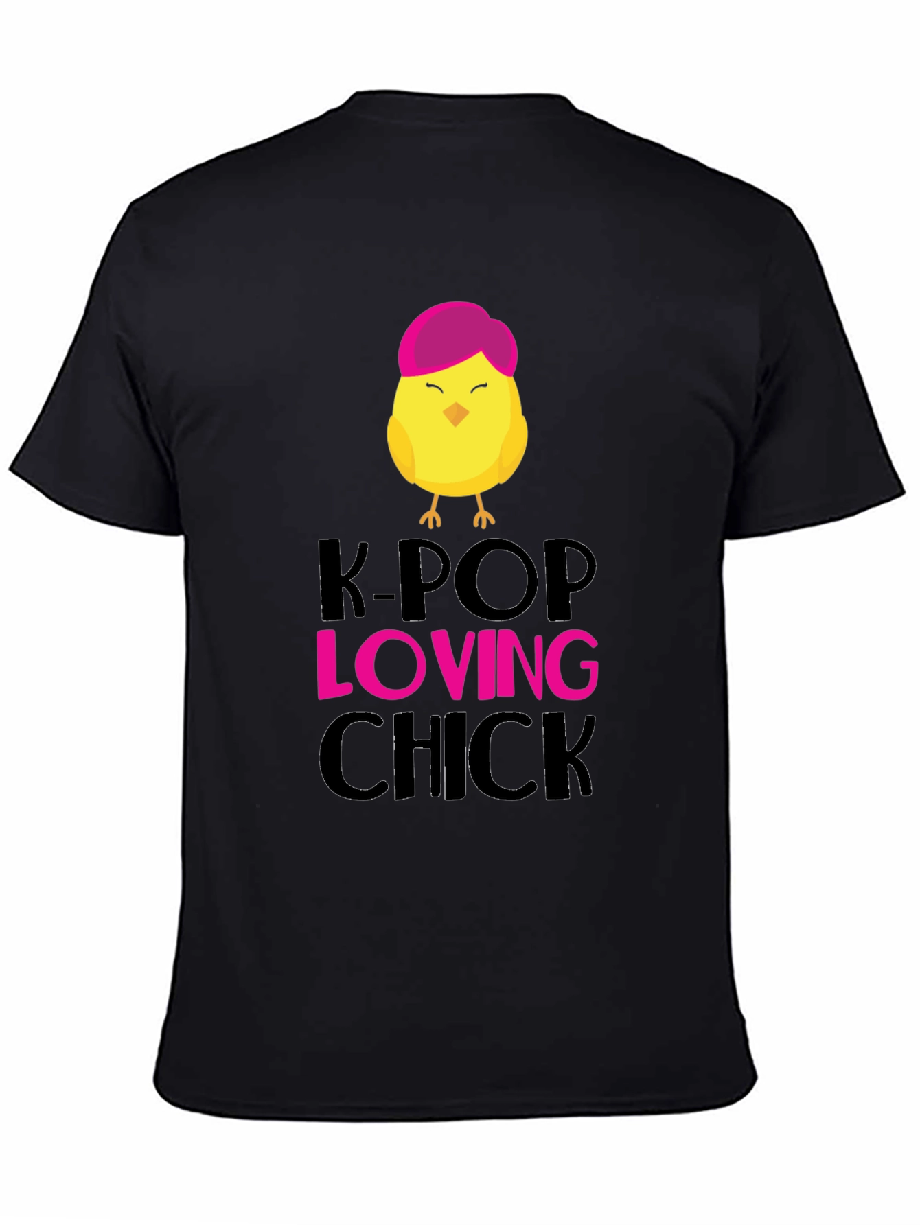 K-Pop Loving Chick Graphic T-Shirt