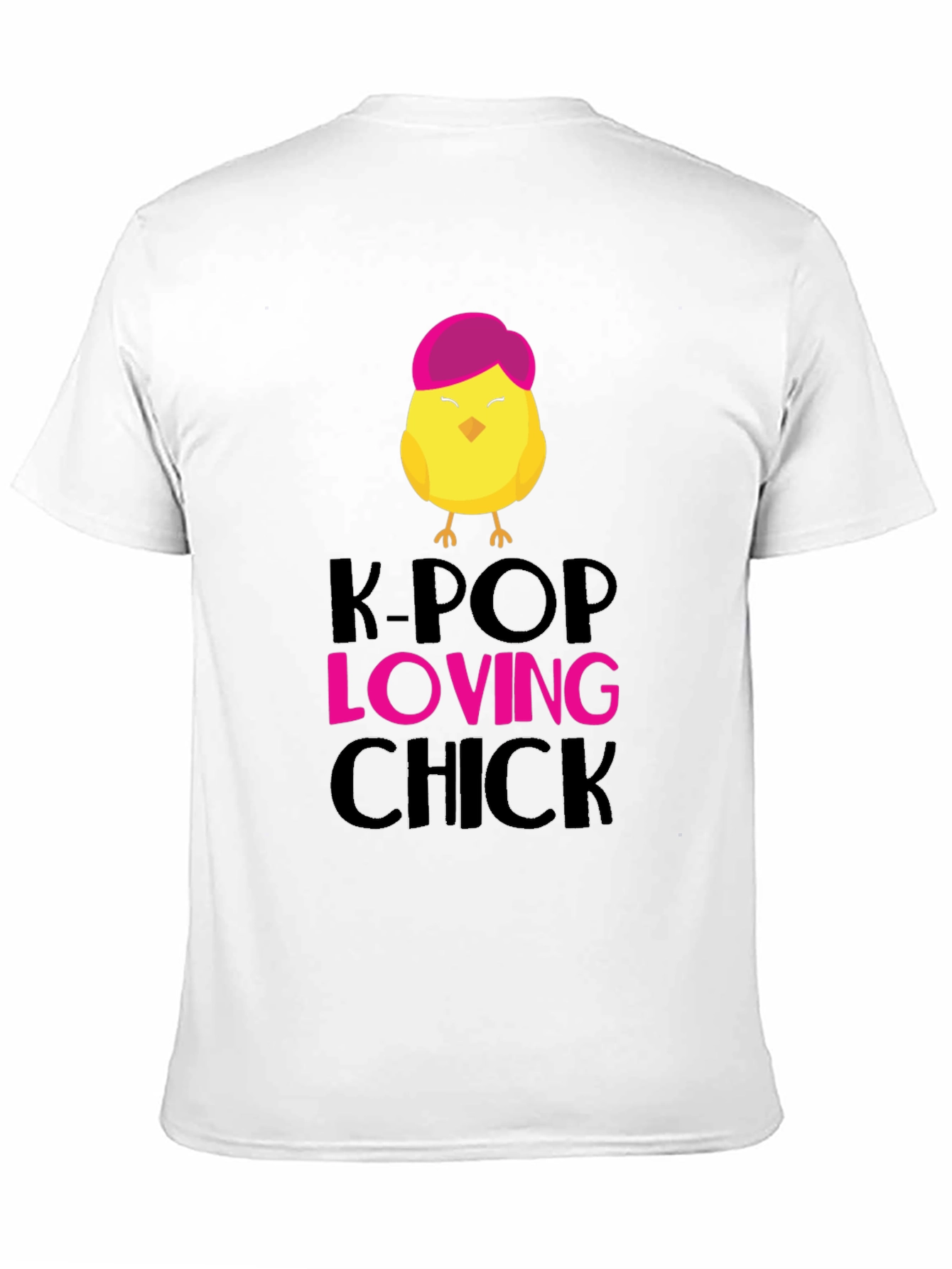 K-Pop Loving Chick Graphic T-Shirt