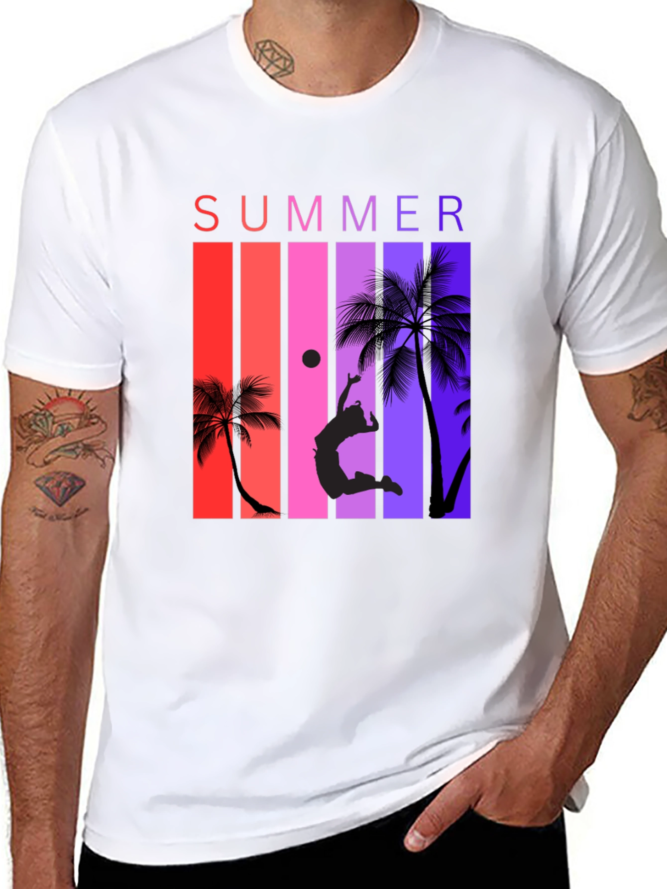 Summer Beach Volleyball T-Shirt