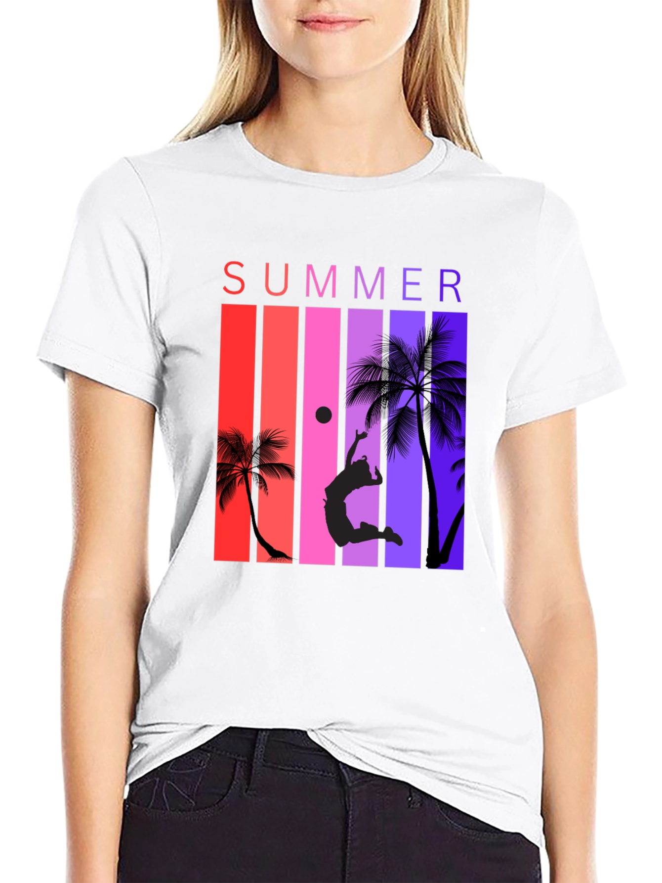 Summer Beach Volleyball T-Shirt