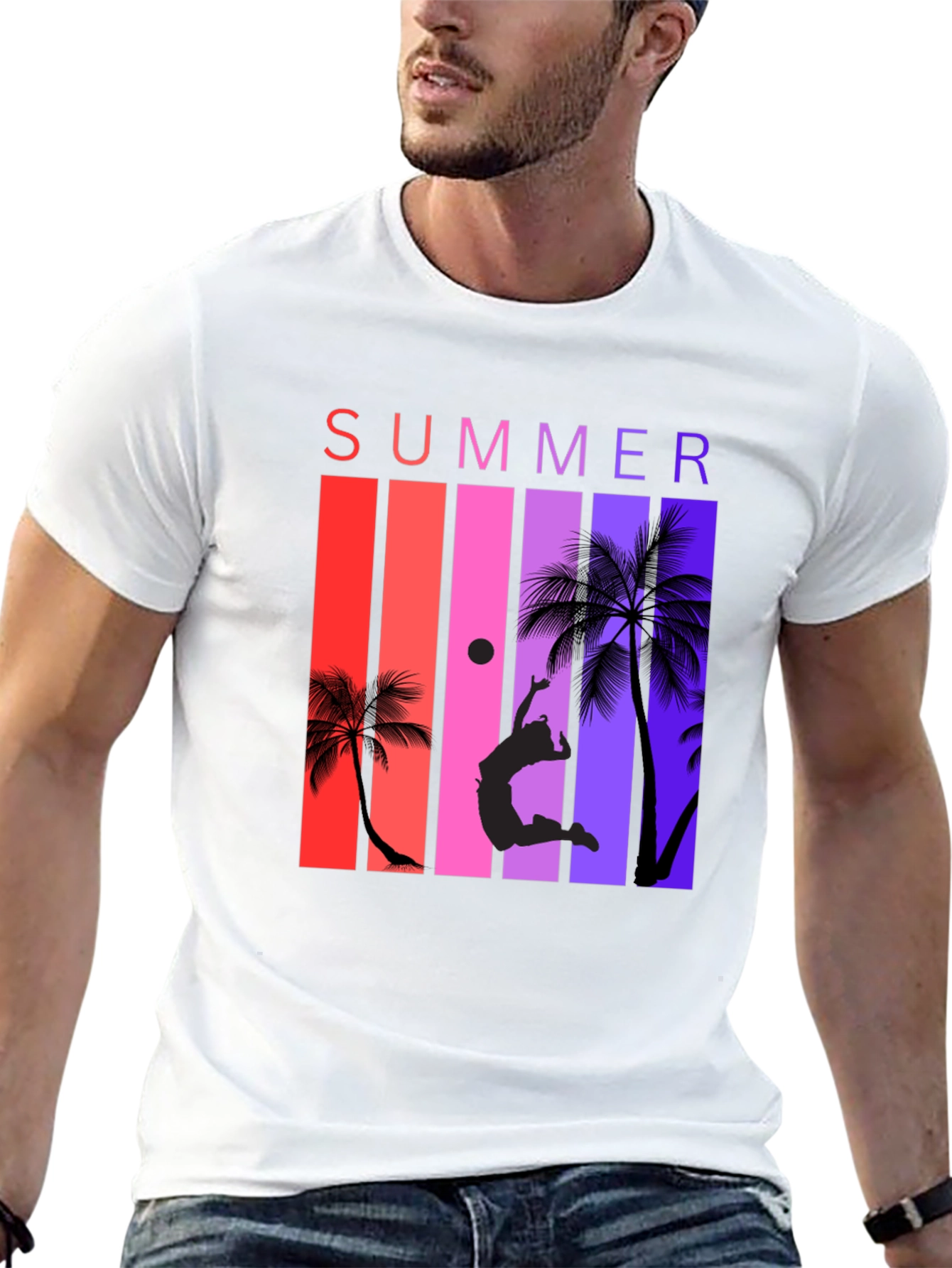 Summer Beach Volleyball T-Shirt