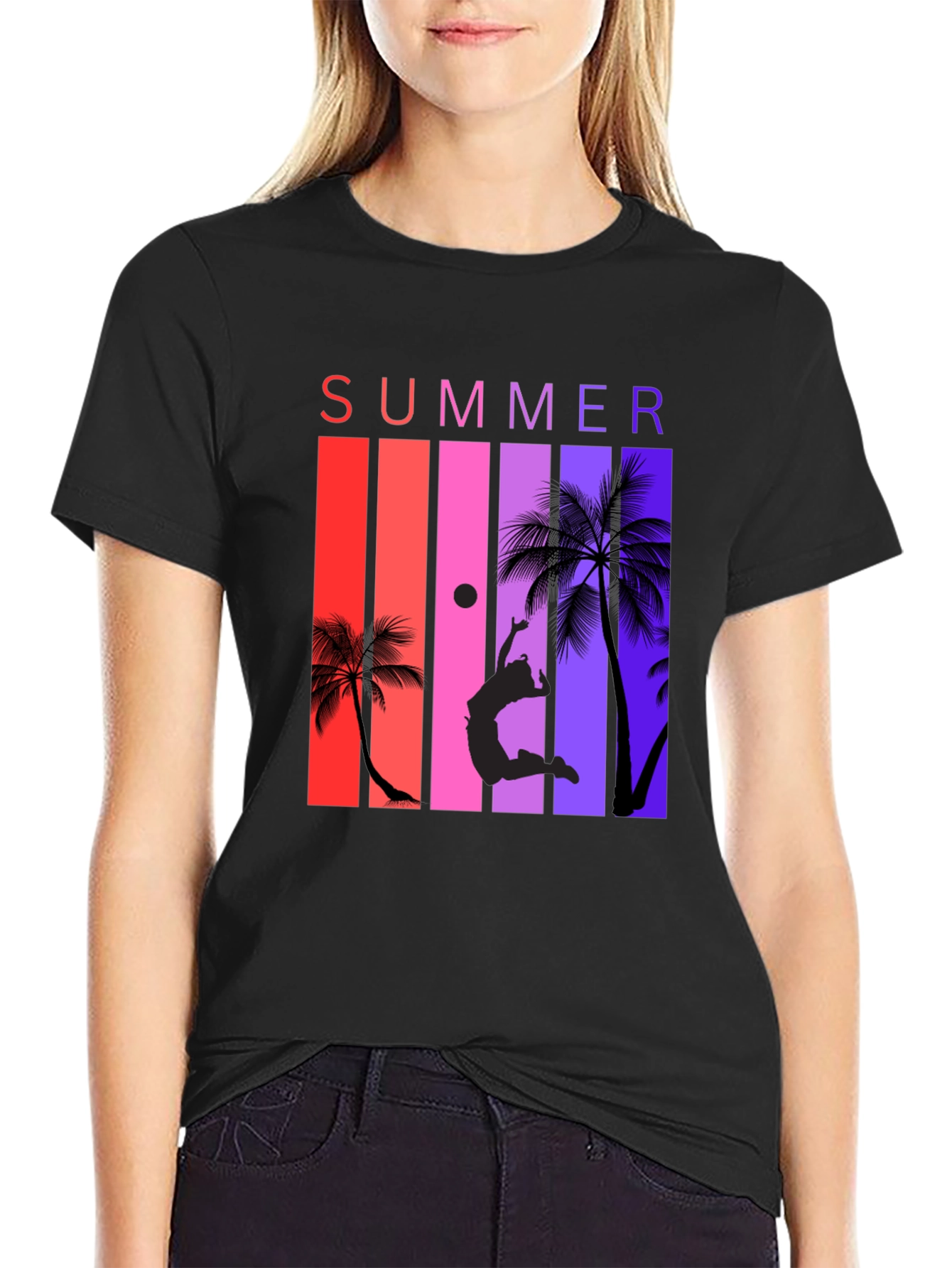 Summer Beach Volleyball T-Shirt