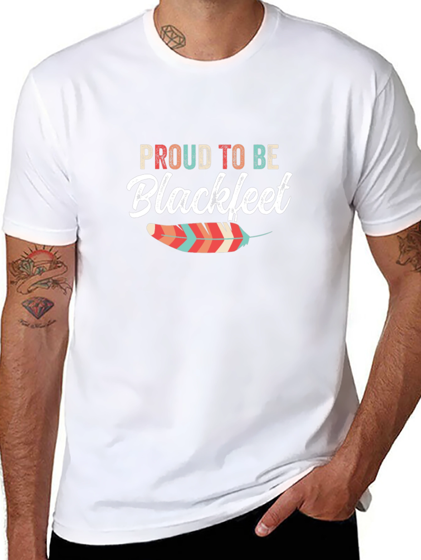 Proud to Be Blackfeet Graphic T-Shirt