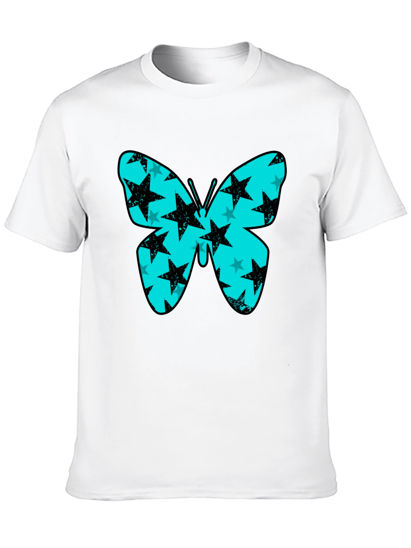Butterfly Star T-Shirt - Black